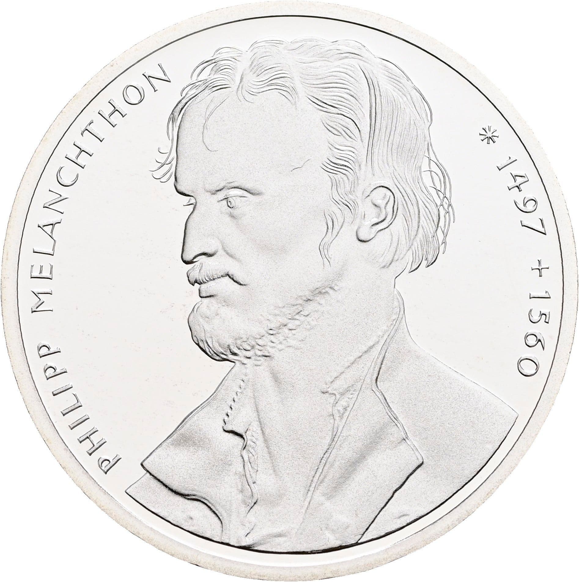 10 Deutsche Mark 1997 G – Vorderseite