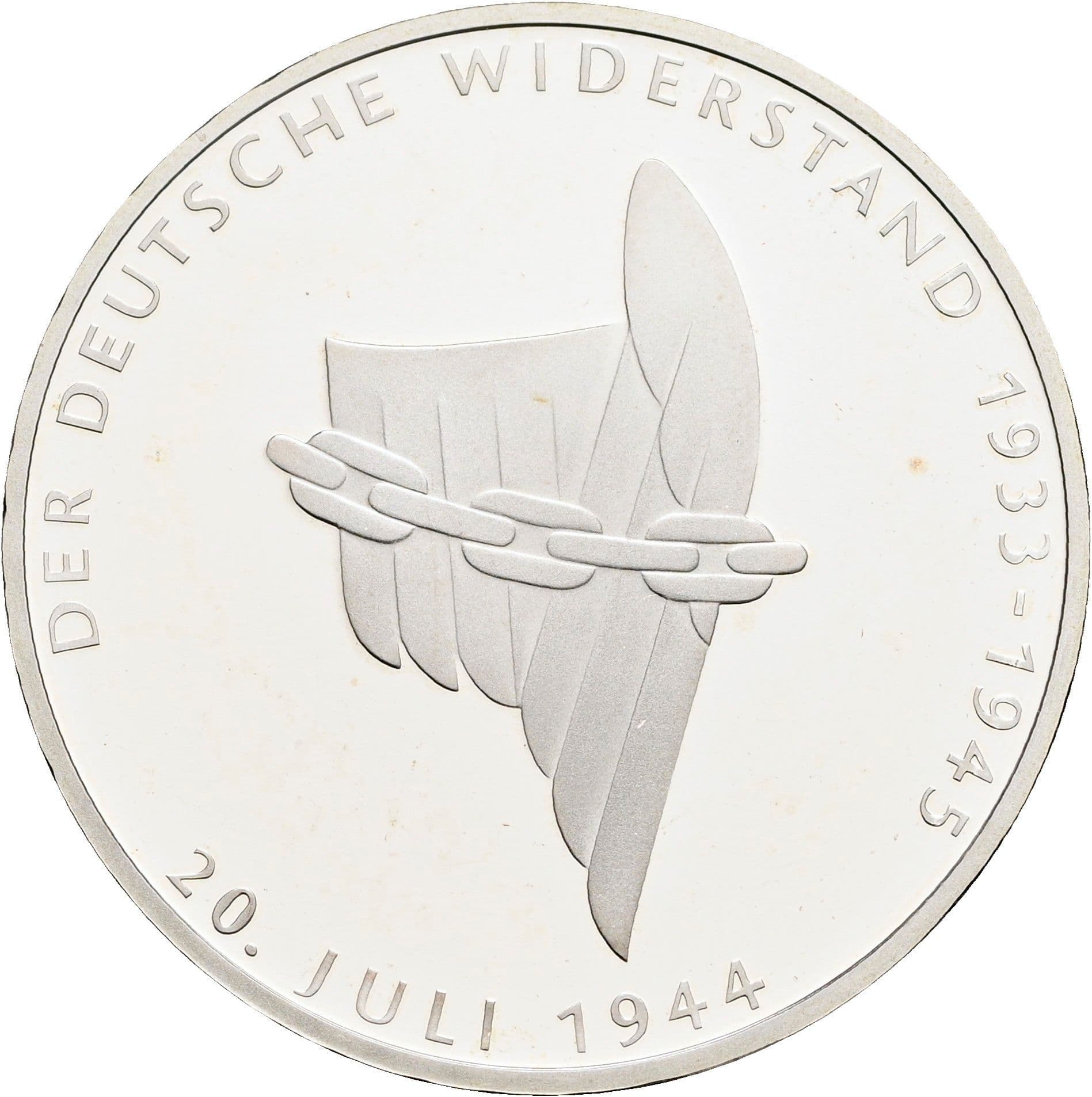 10 Deutsche Mark 1994 A – Vorderseite