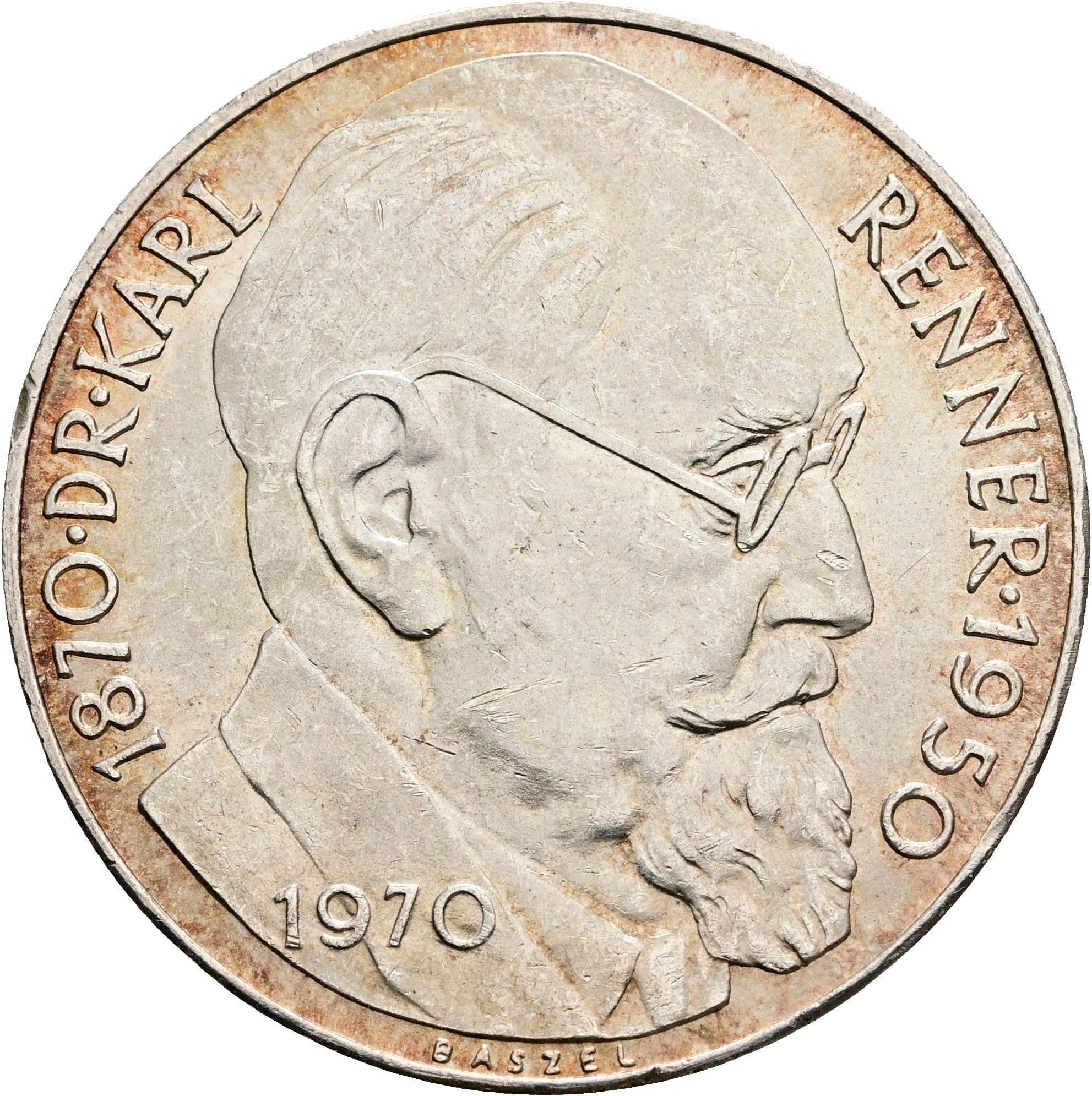 50 Schilling 1970 – Vorderseite