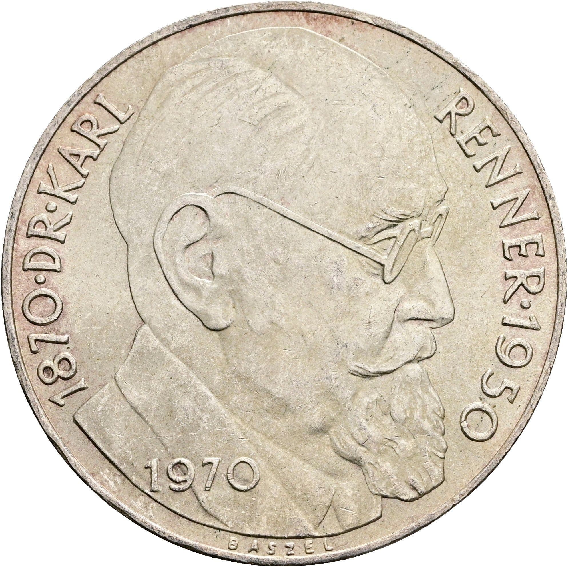 50 Schilling 1970 – Vorderseite