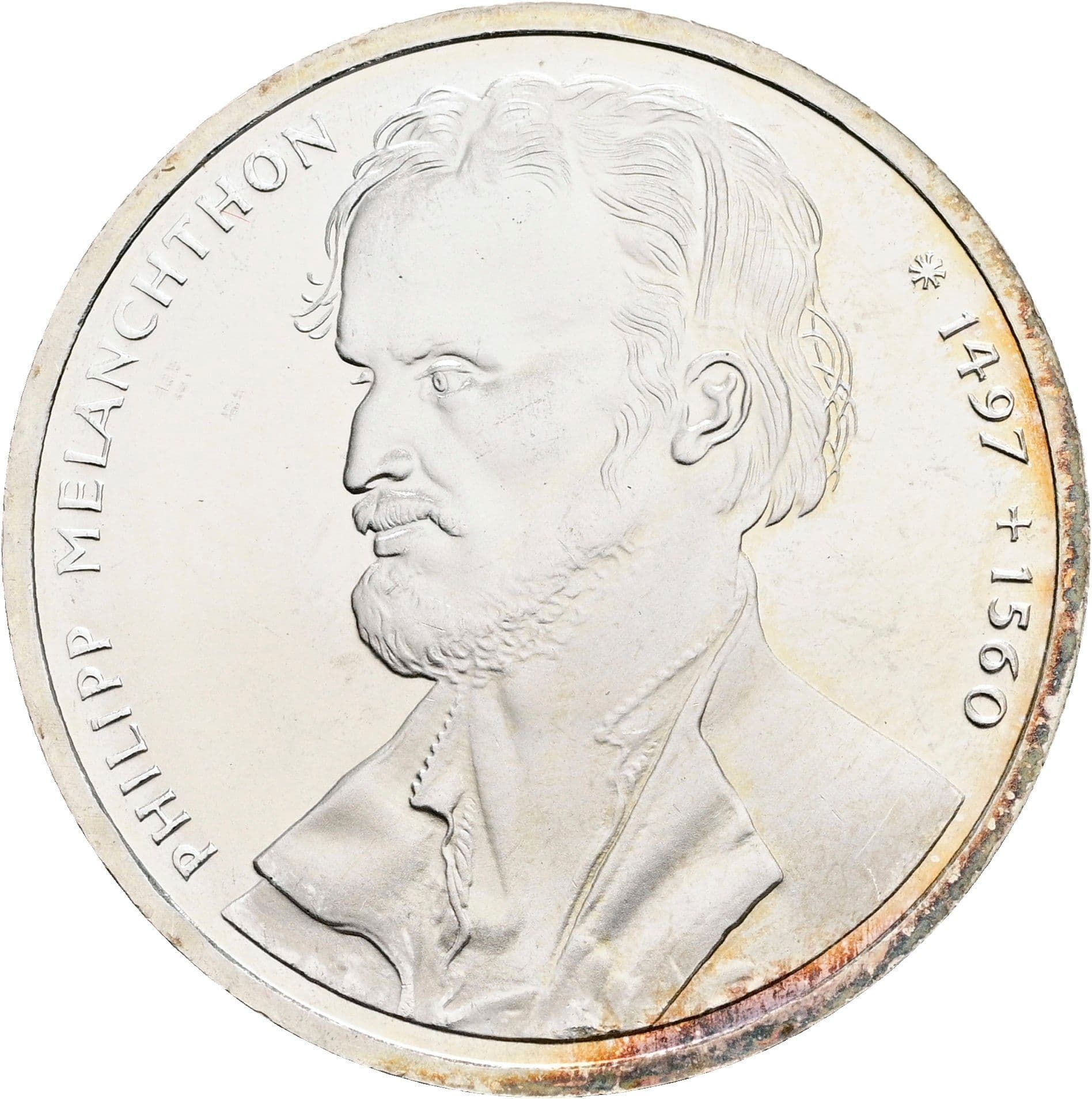 10 Deutsche Mark 1997 J – Vorderseite
