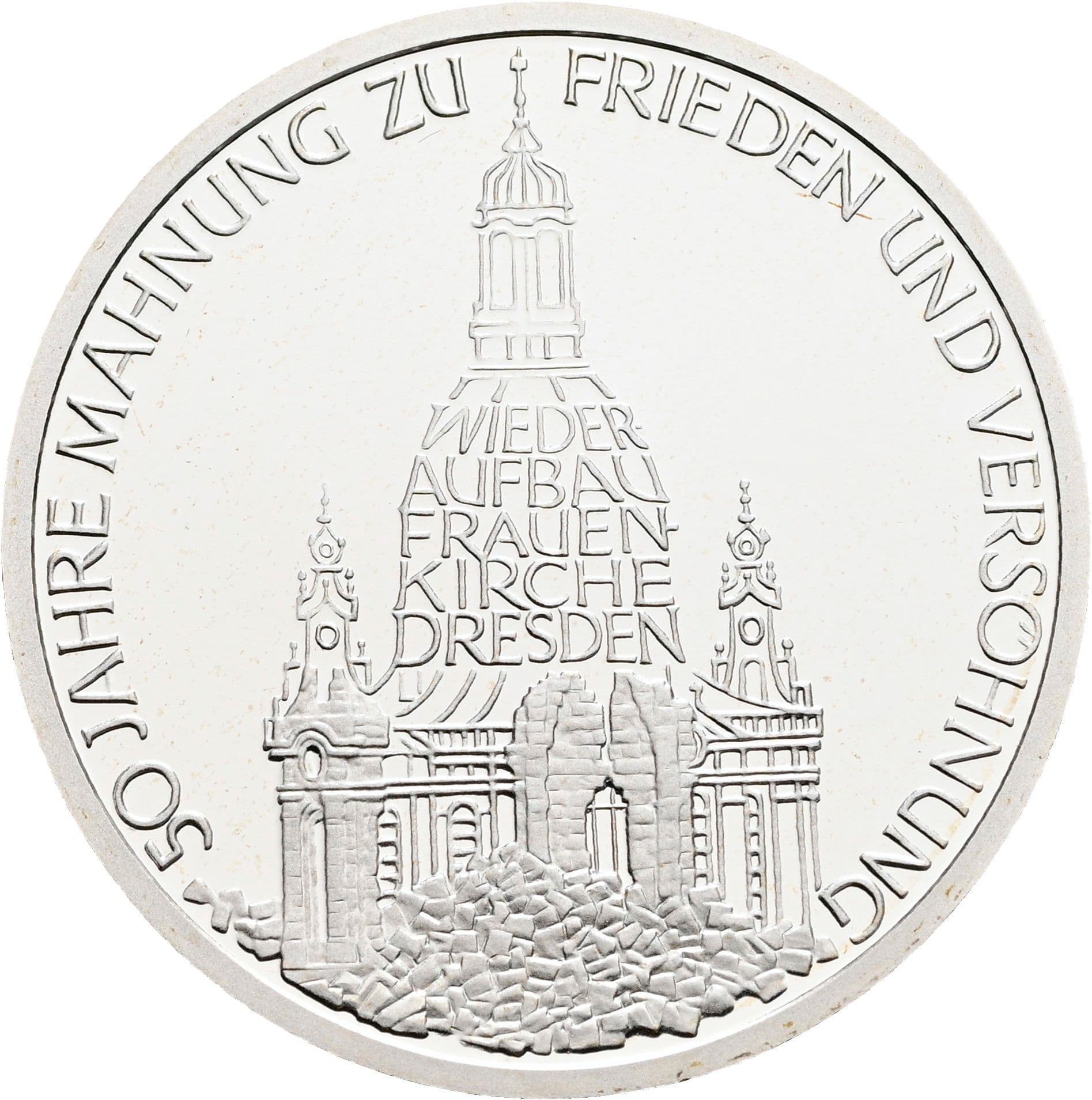 10 Deutsche Mark 1995 J – Vorderseite