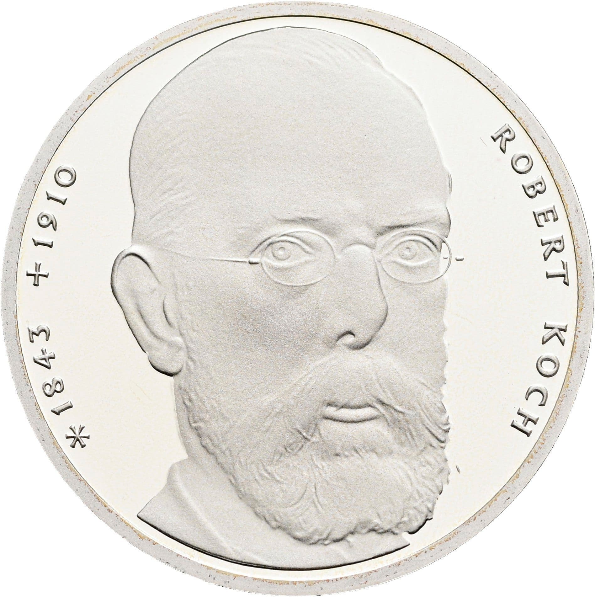 10 Deutsche Mark 1993 J – Vorderseite