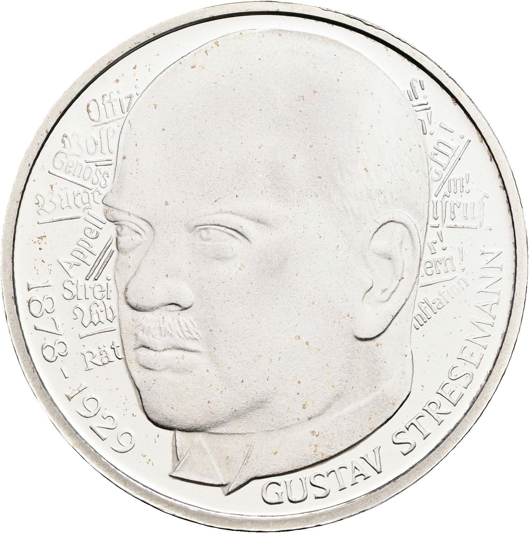 5 Deutsche Mark 1978 D – Vorderseite