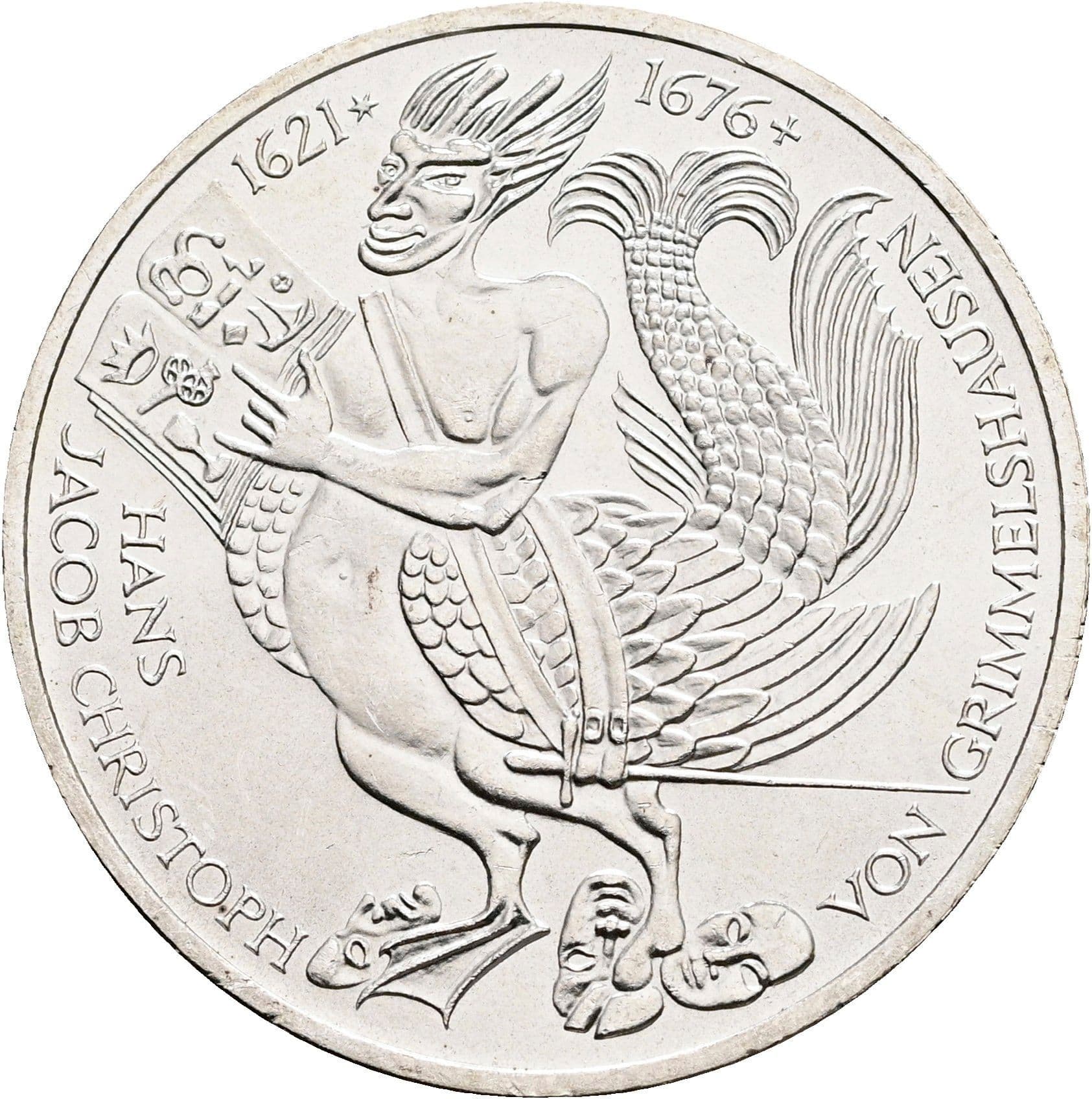 5 Deutsche Mark 1976 D – Vorderseite