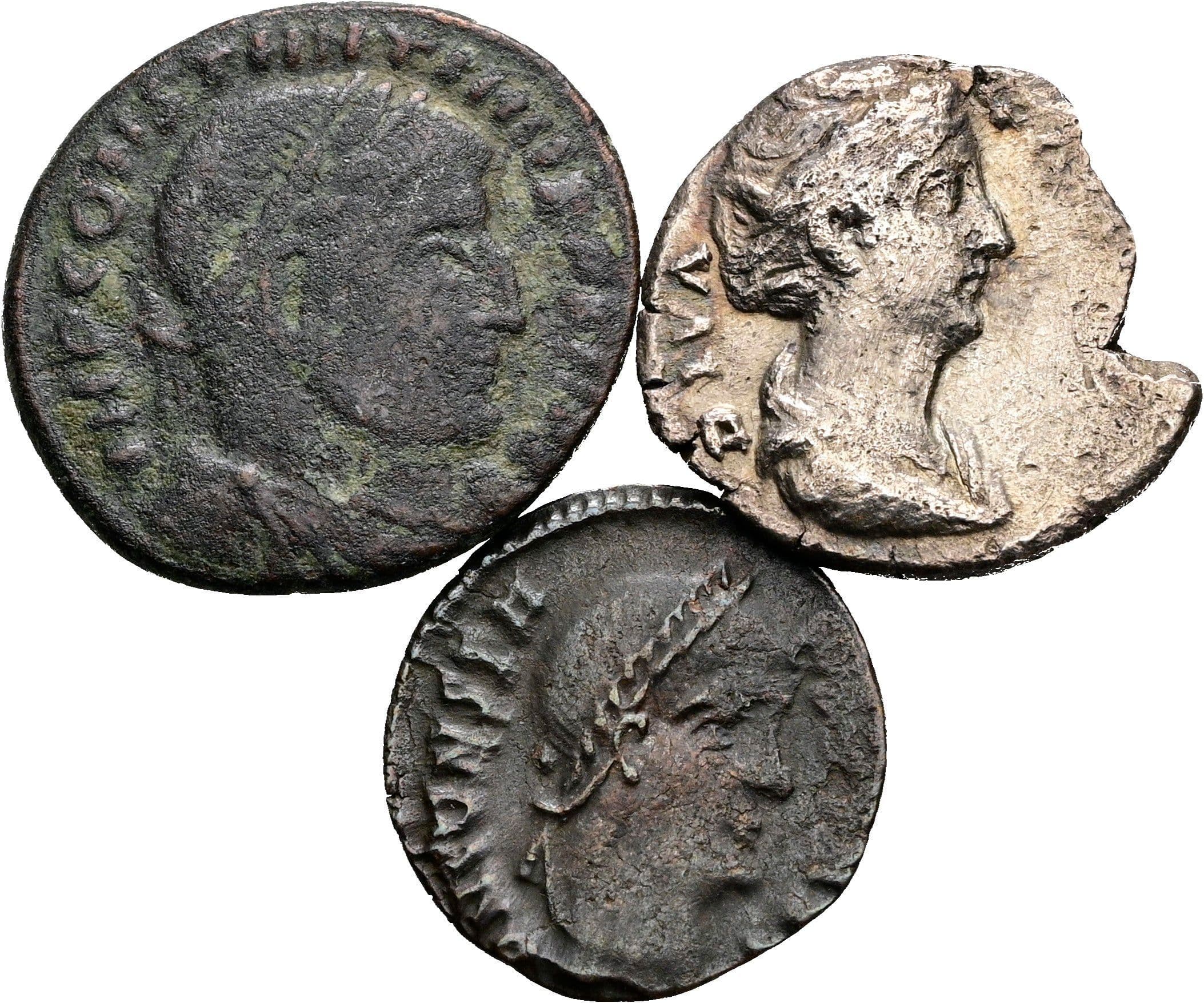 Lot Denar, Follis, Kleinfollis – Vorderseite