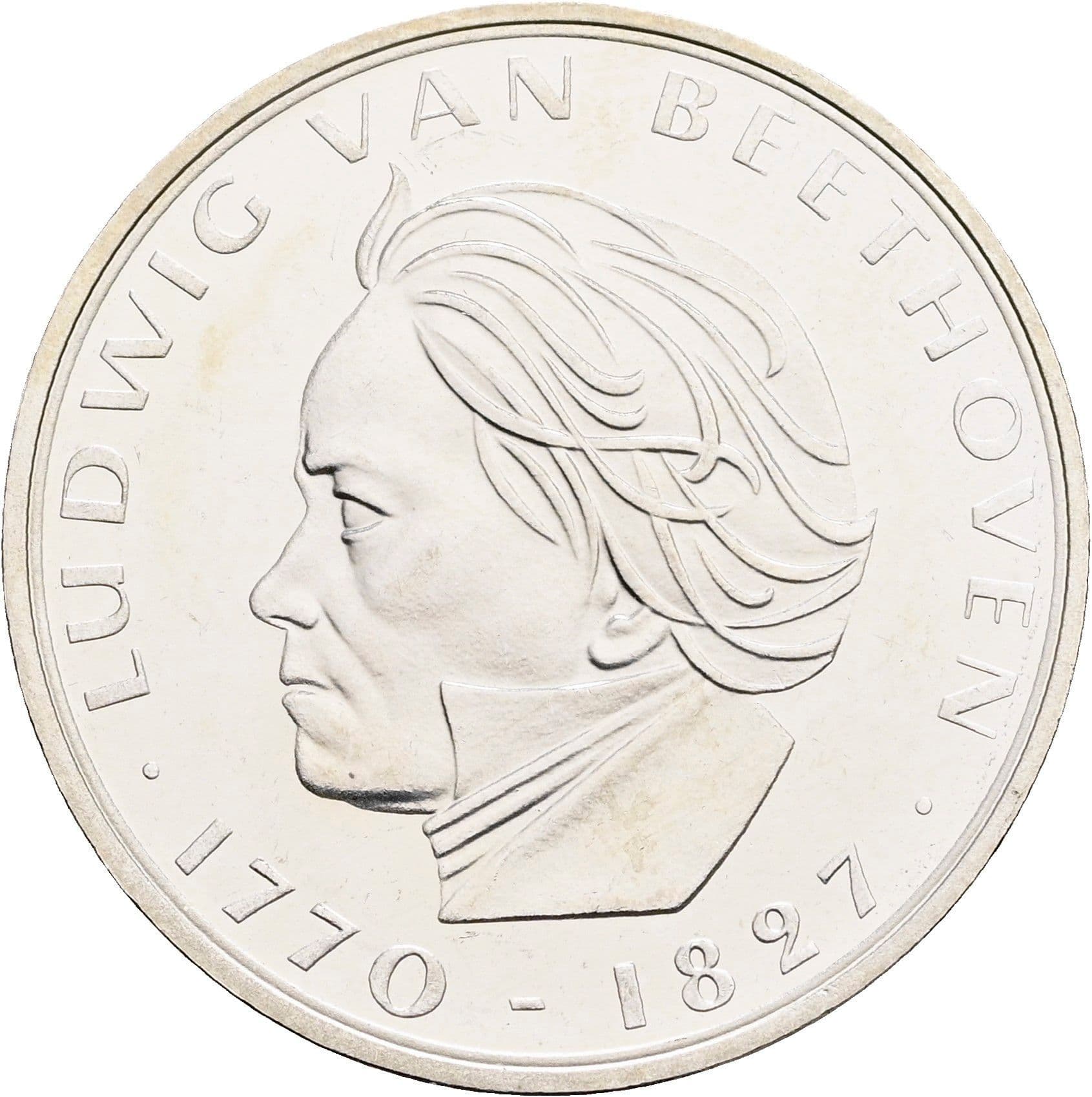 5 Deutsche Mark 1970 F – Vorderseite