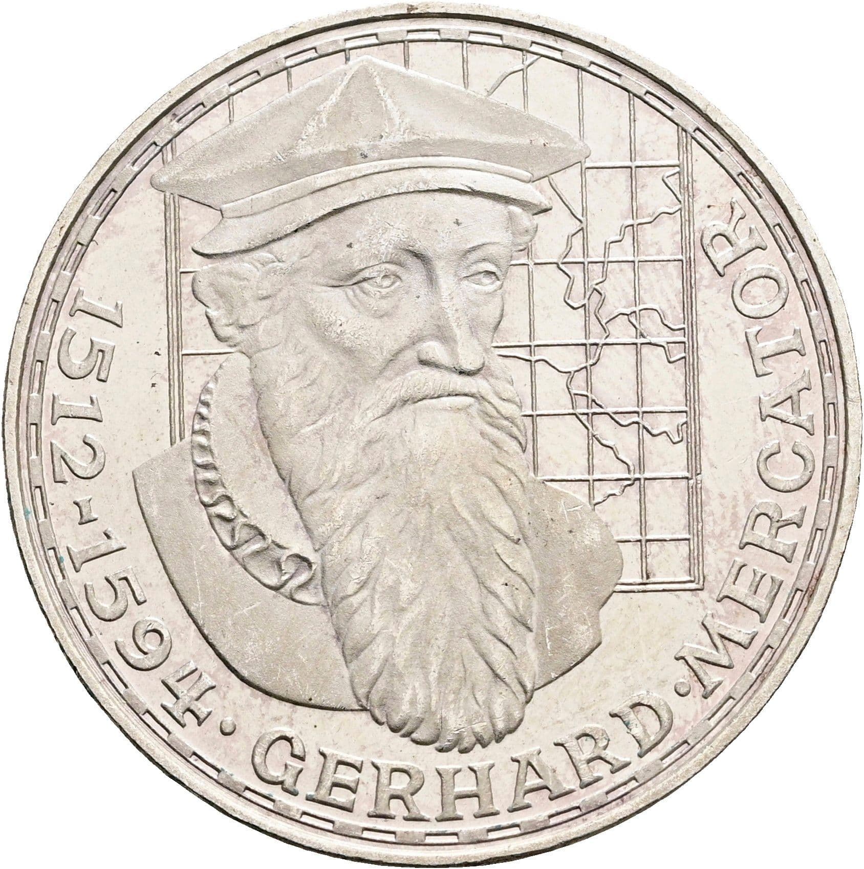 5 Deutsche Mark 1969 F – Vorderseite