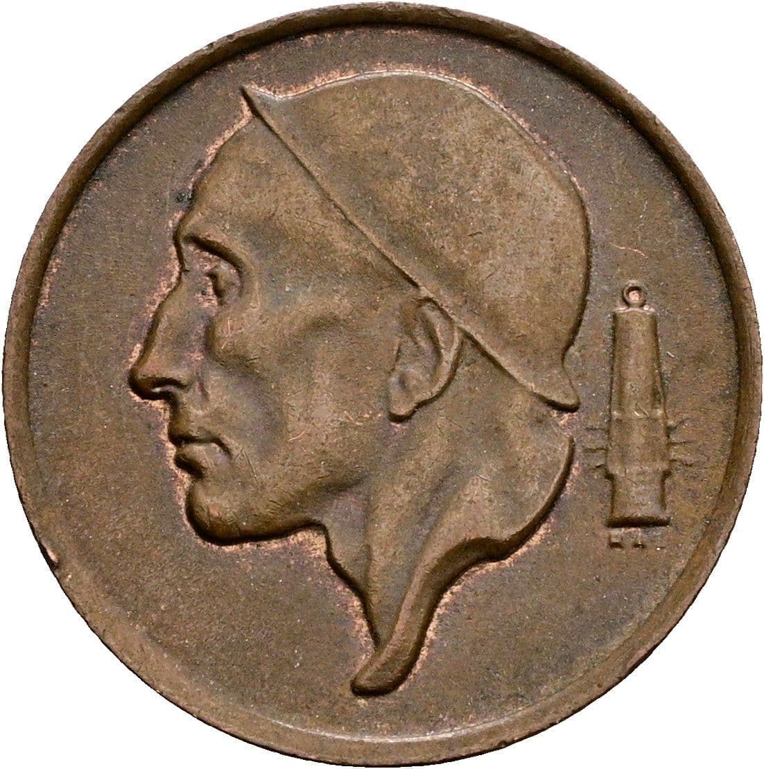 50 Centimes 1975 – Vorderseite
