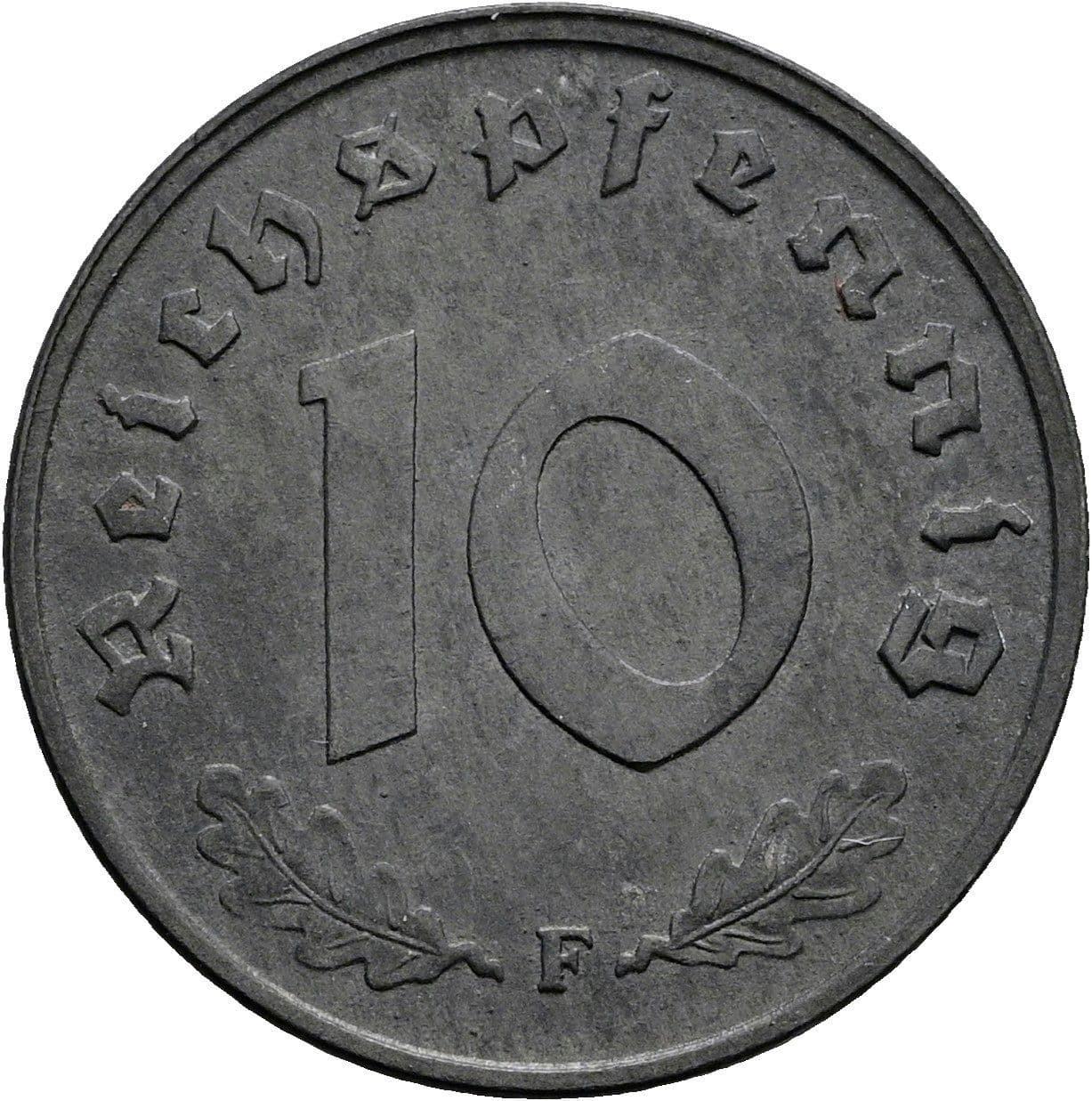 10 Reichspfennig 1947 F – Vorderseite