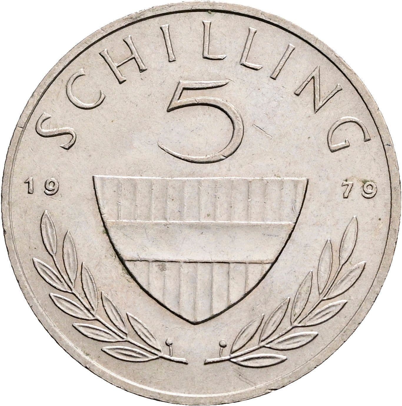5 Schilling 1979 – Vorderseite