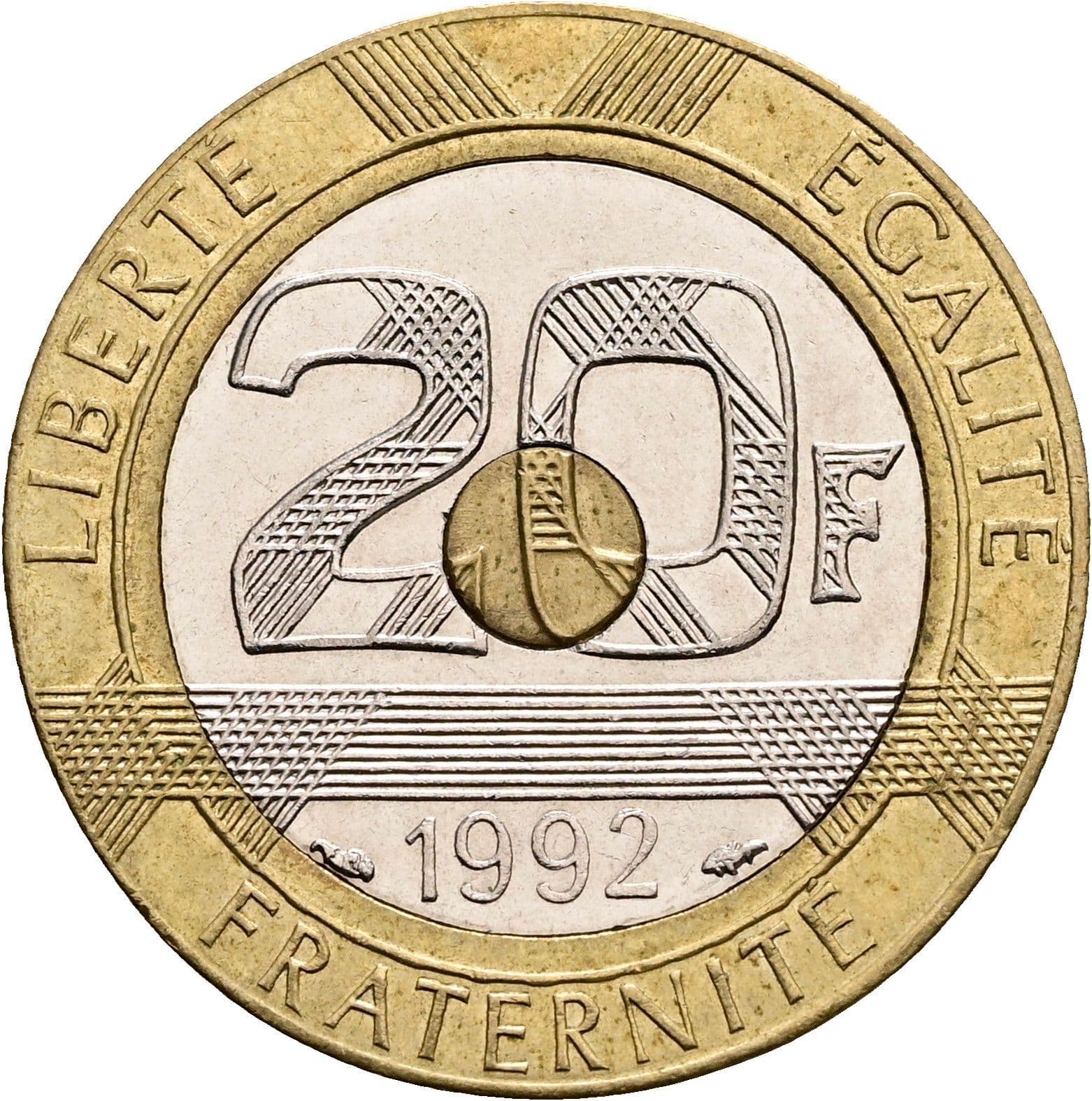 20 Francs 1992 – Vorderseite