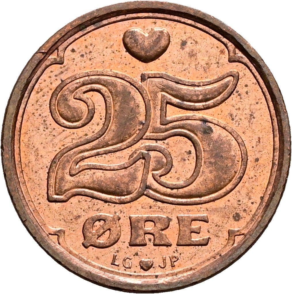 25 Öre 1991 – Vorderseite