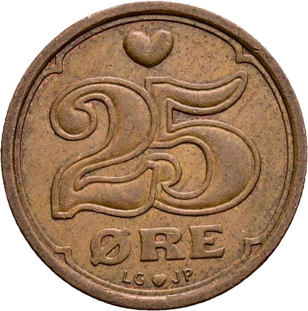 25 Öre 1991 – Vorderseite