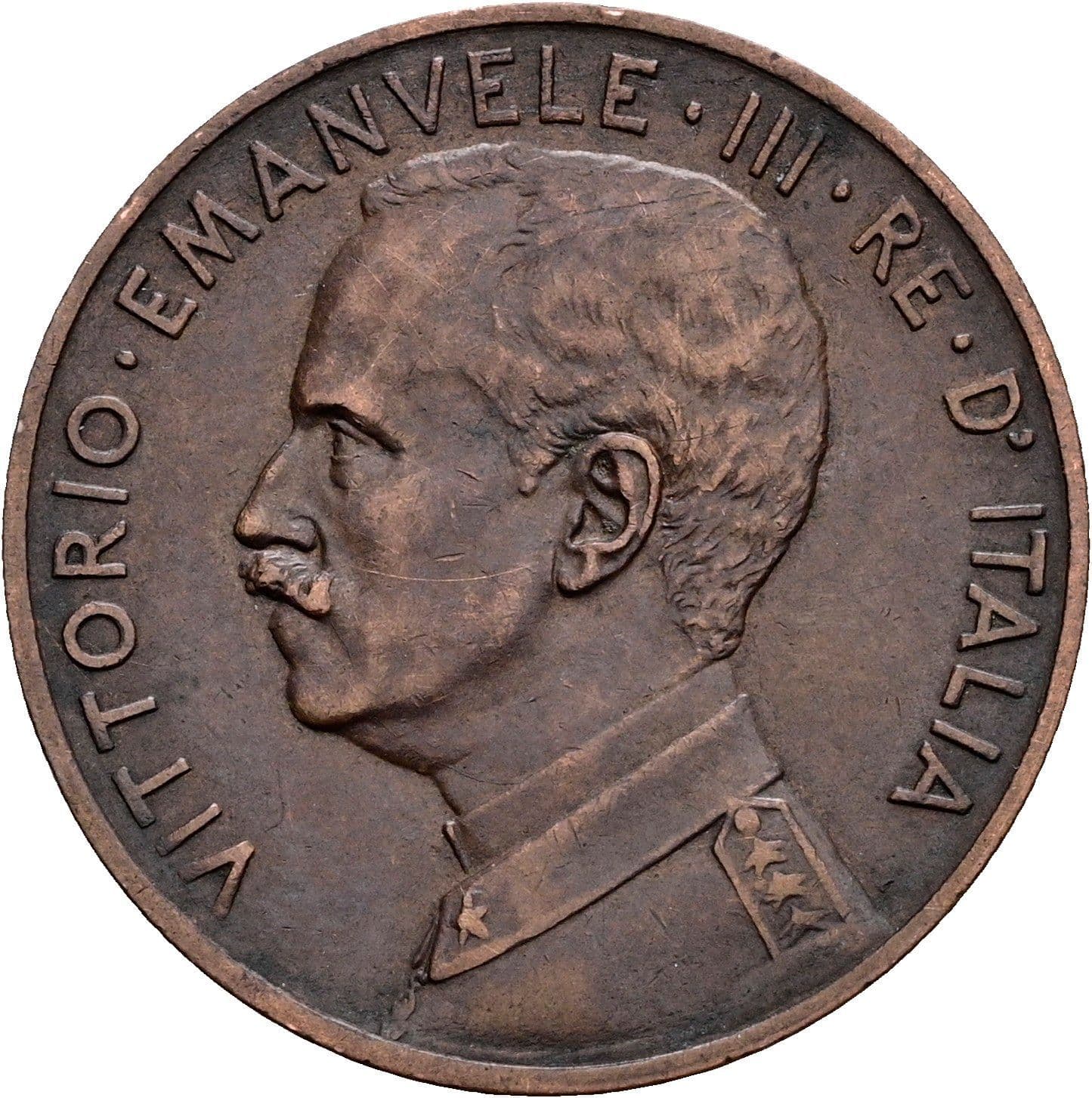 5 Centesimi Victor Emmanuel III. (1900-1946) 1918 – Vorderseite