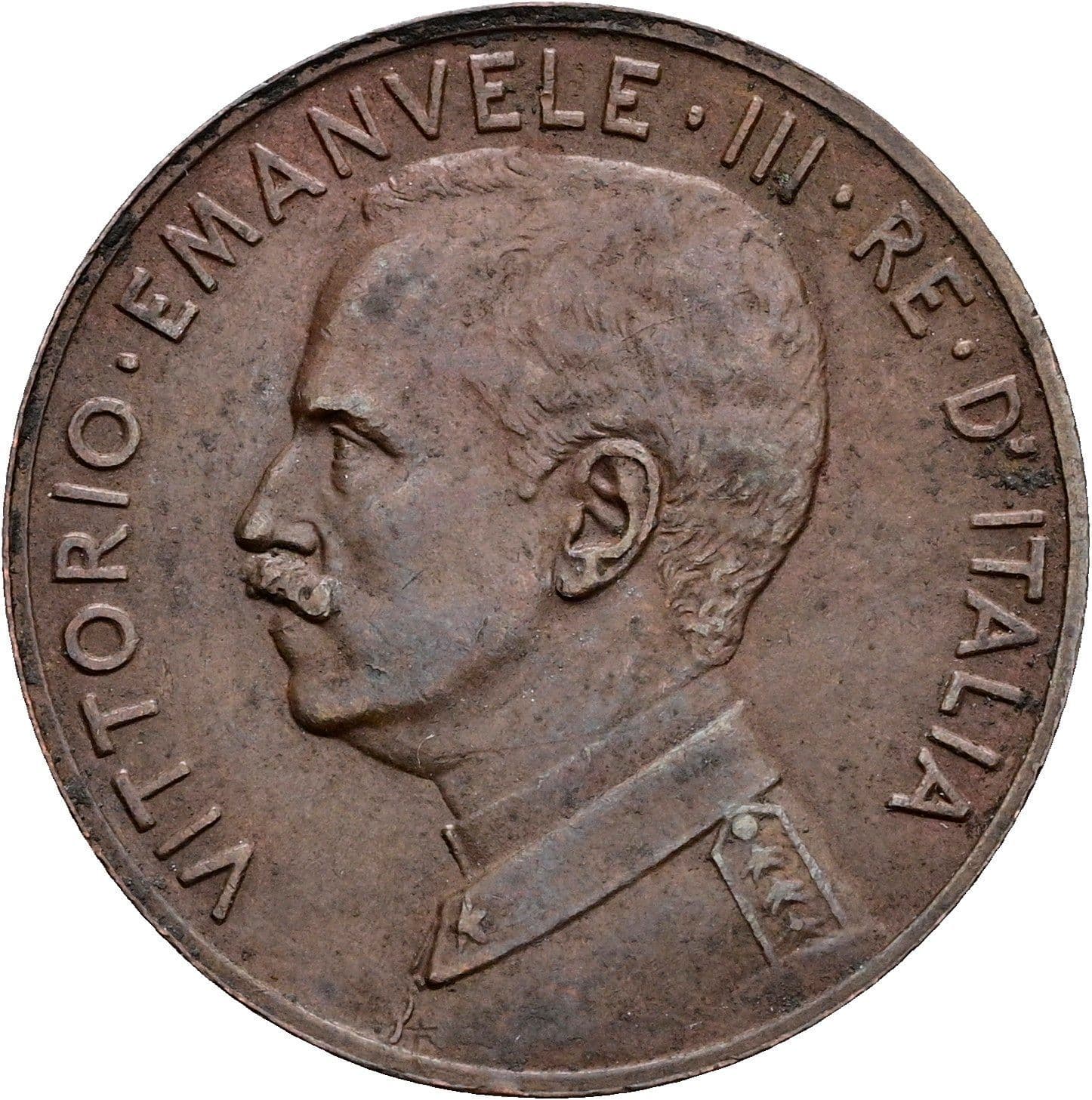 5 Centesimi Victor Emmanuel III. (1900-1946) 1918 – Vorderseite