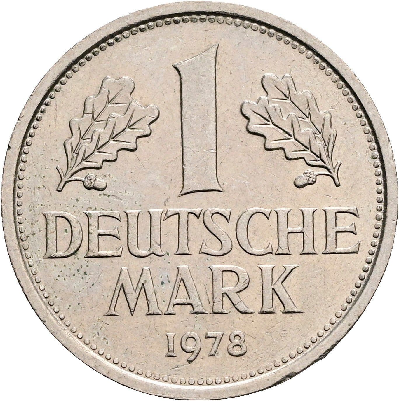 1 Deutsche Mark 1978 D – Vorderseite