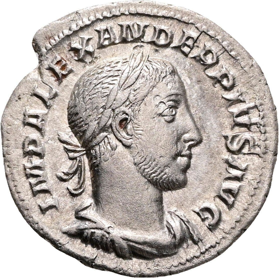 Denar Severus Alexander 222-235 AC Rom 232 AC – Vorderseite