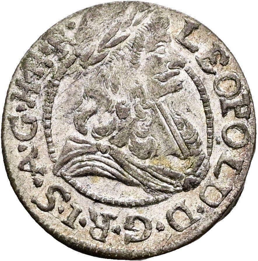 Kreuzer Leopold I. 1657-1705 ohne Jahr – Vorderseite