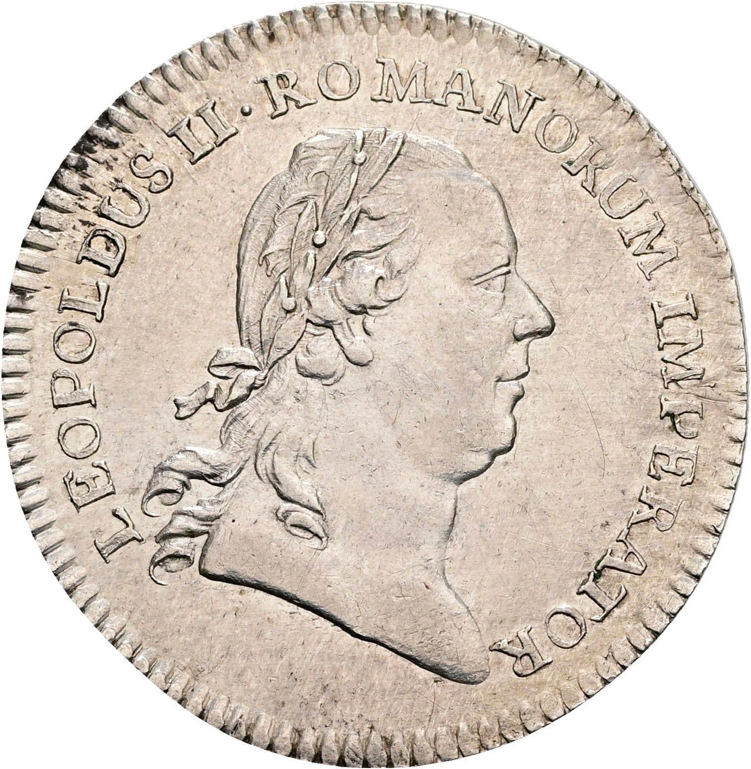 Krönungsjeton Leopold II. 1790-1792 1790 – Vorderseite