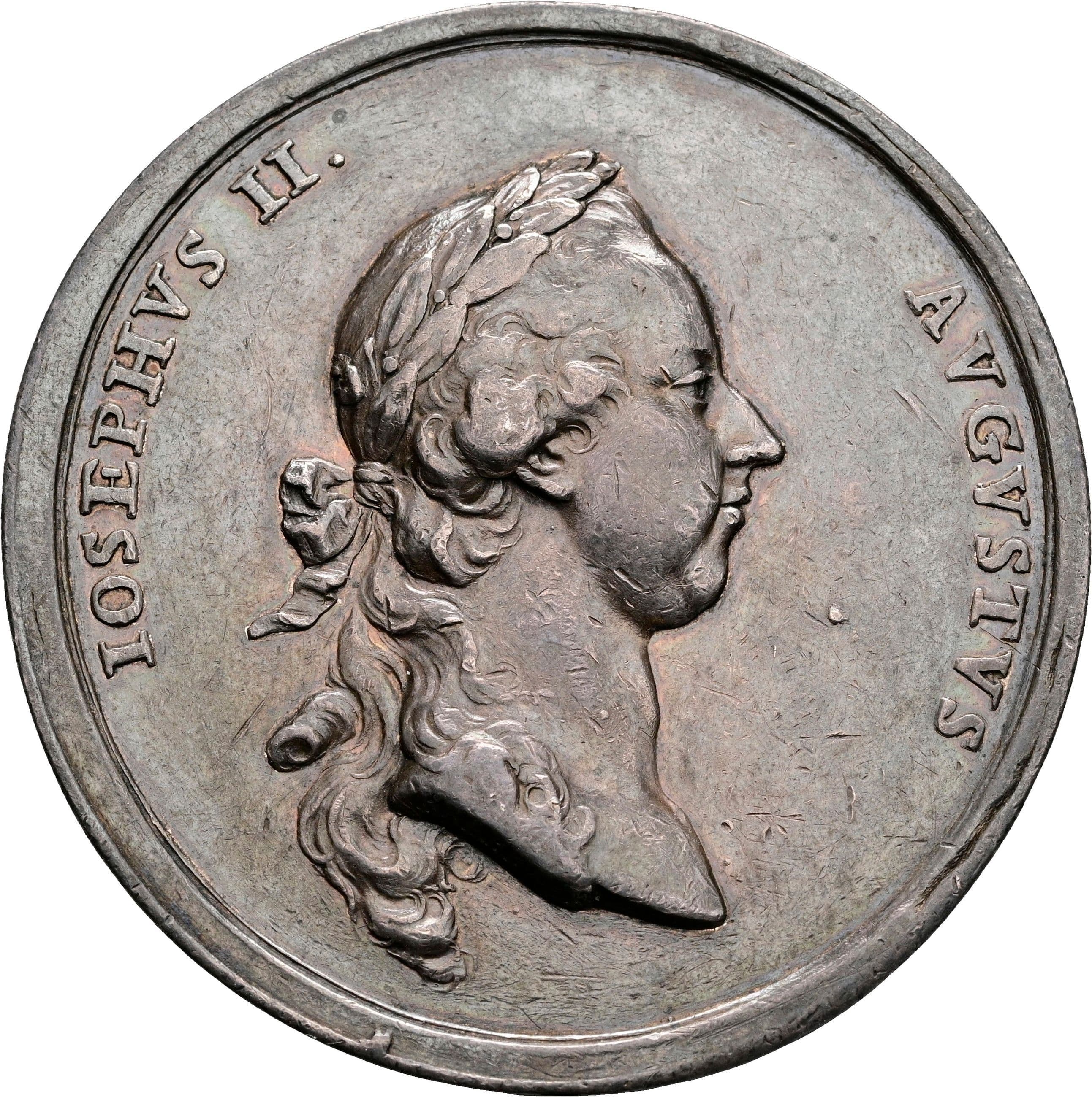 Silbermedaille Joseph II. 1765-1790 1771 – Vorderseite