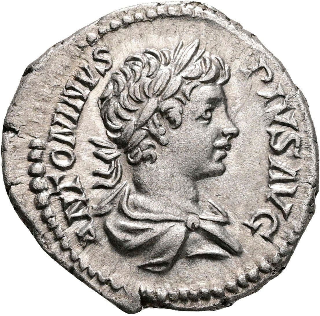 Denar Caracalla 197-217 AC Rom 204 AC – Vorderseite