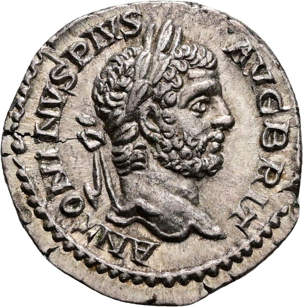 Denar Caracalla 197-217 AC Rom 211 AC – Vorderseite