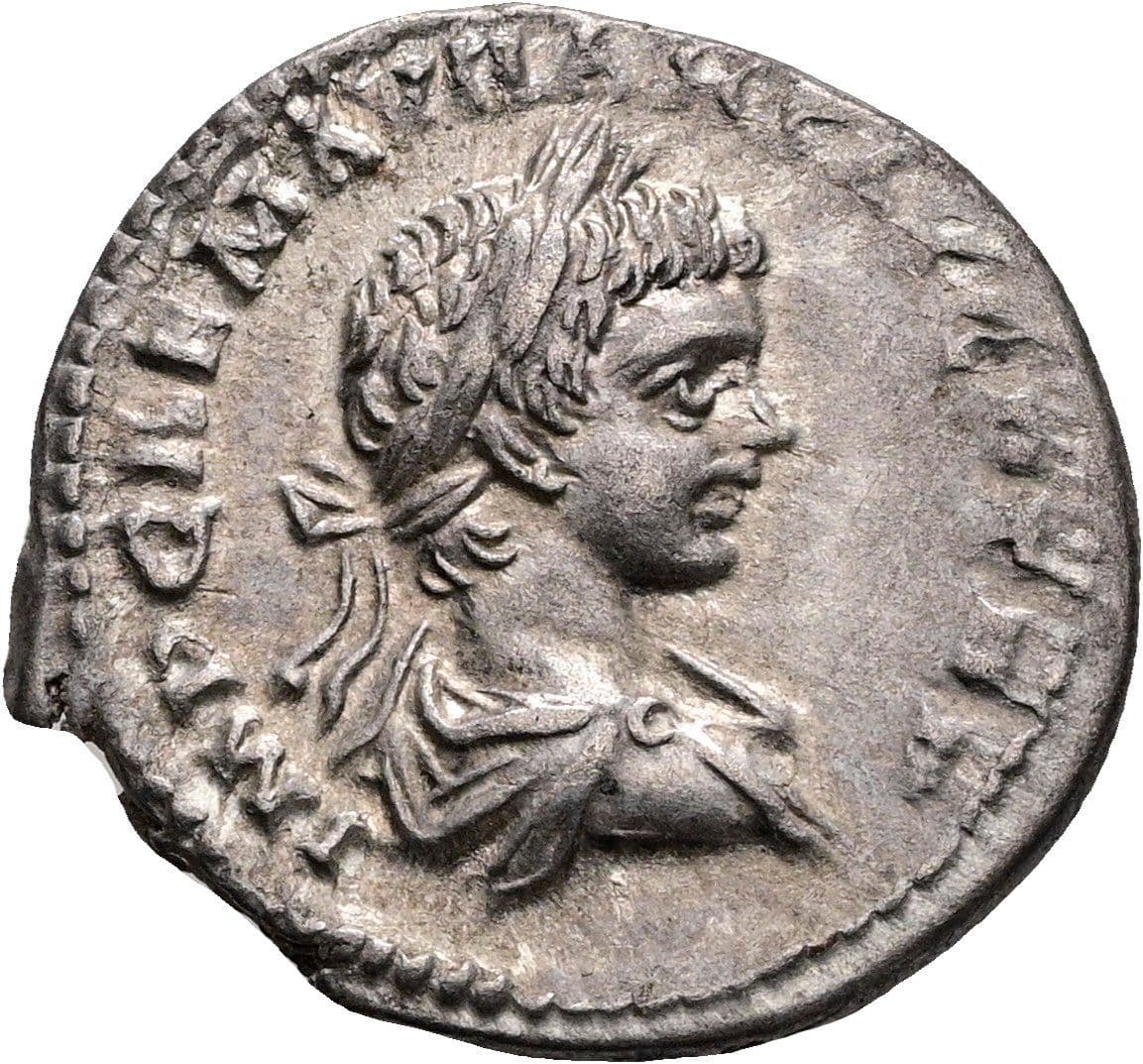 Denar Caracalla 197-217 AC Laodicea 198 AC – Vorderseite