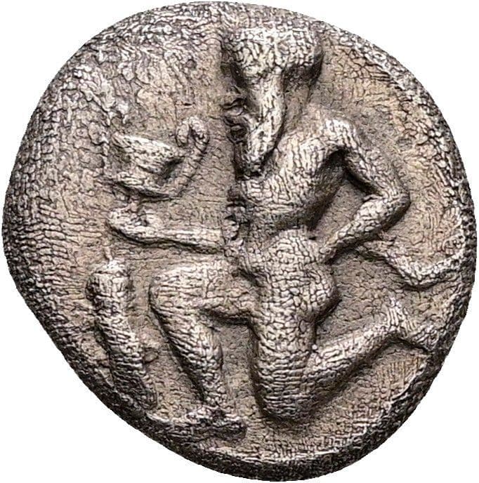 Trihemiobol 411-350 BC – Vorderseite