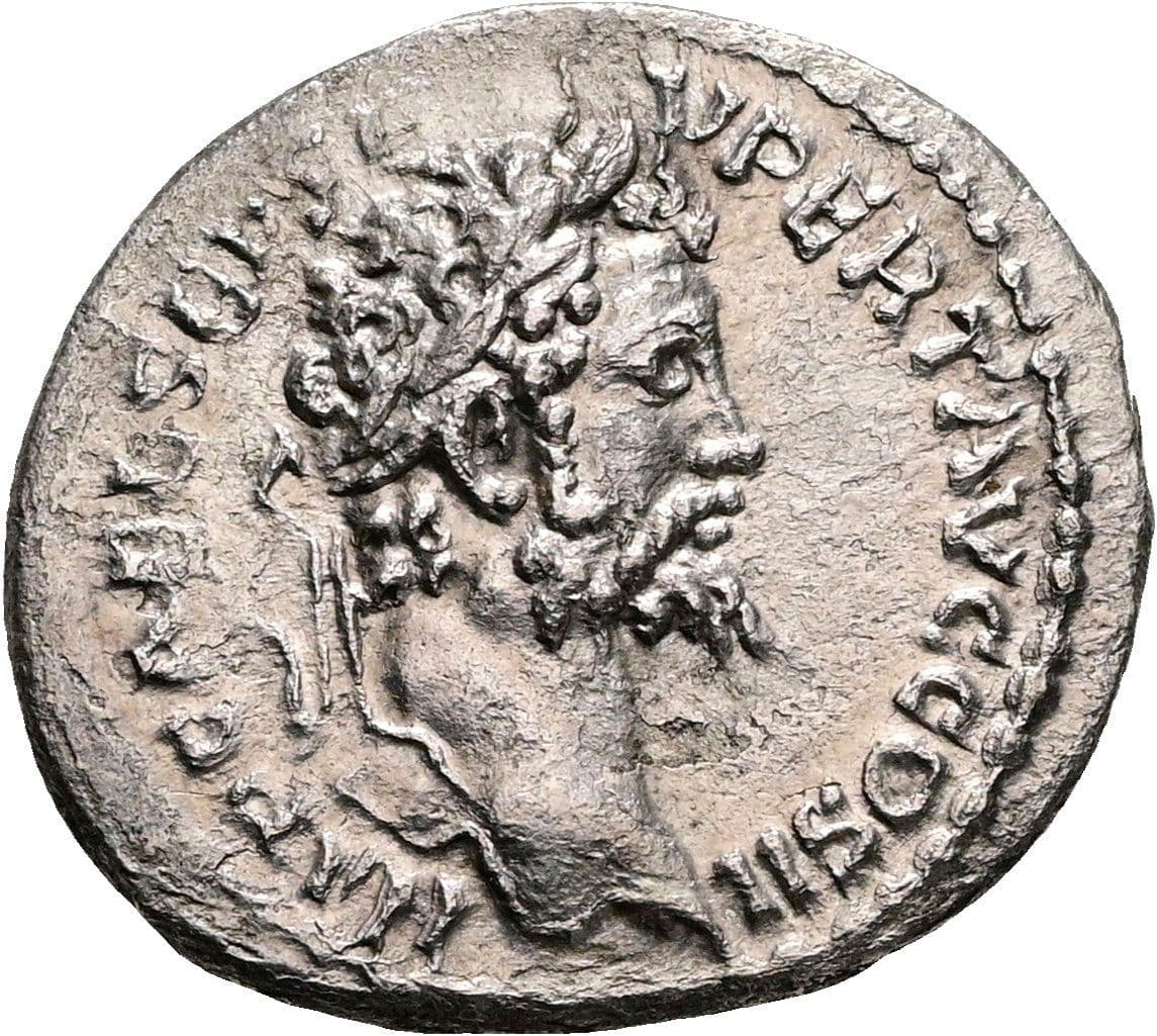 Denar Septimius Severus 193-211 AC Emesa 194 AC – Vorderseite