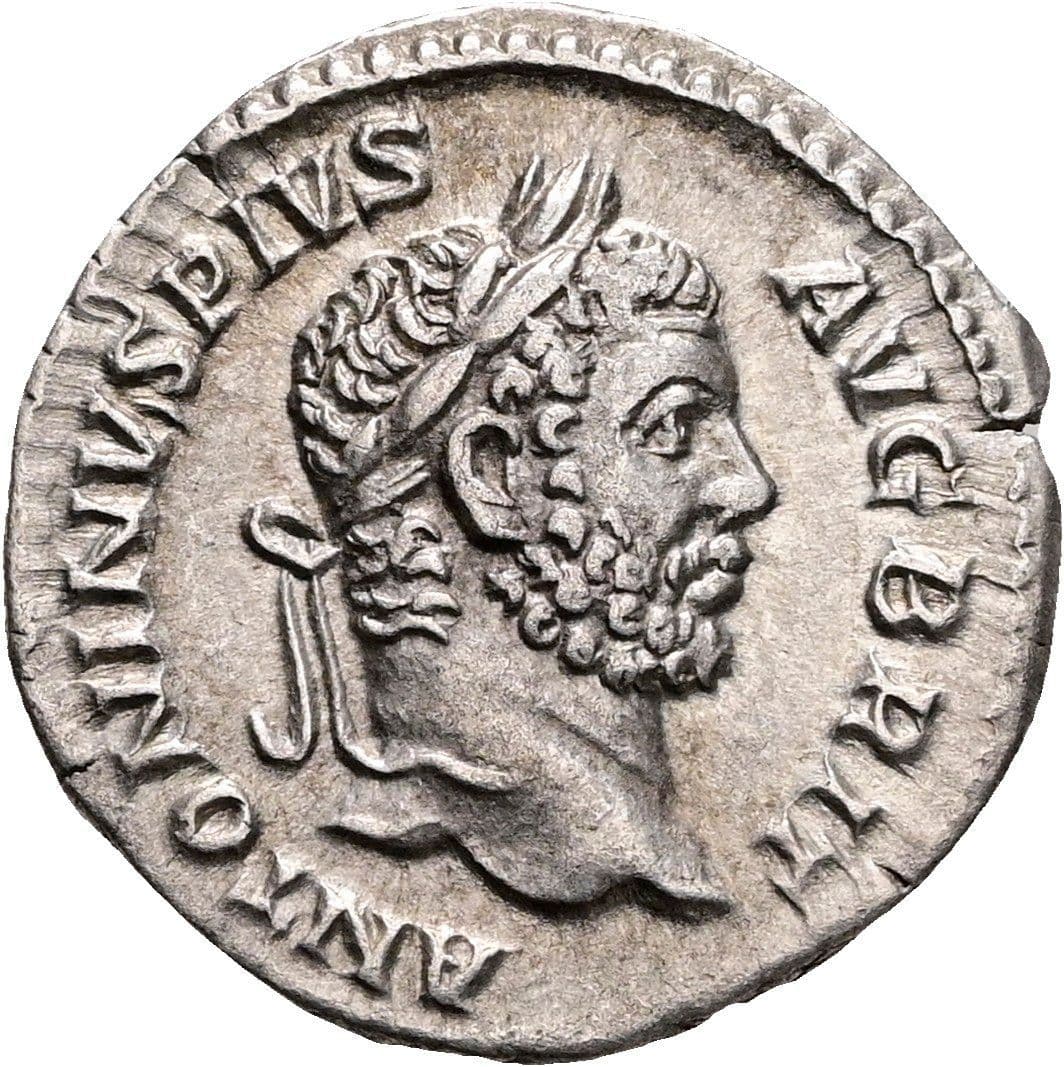 Denar Caracalla 197-217 AC Rom 211 AC – Vorderseite