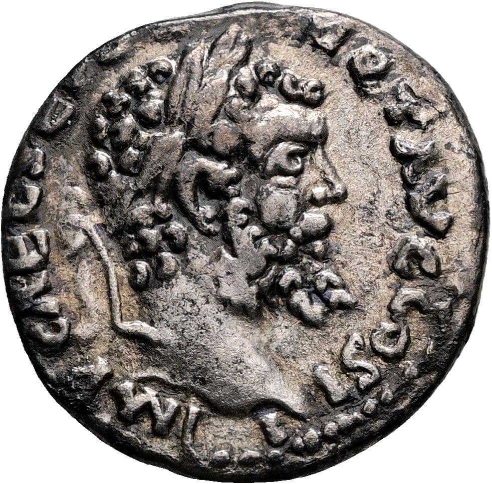 Denar Septimius Severus 193-211 AC Emesa 194 AC – Vorderseite