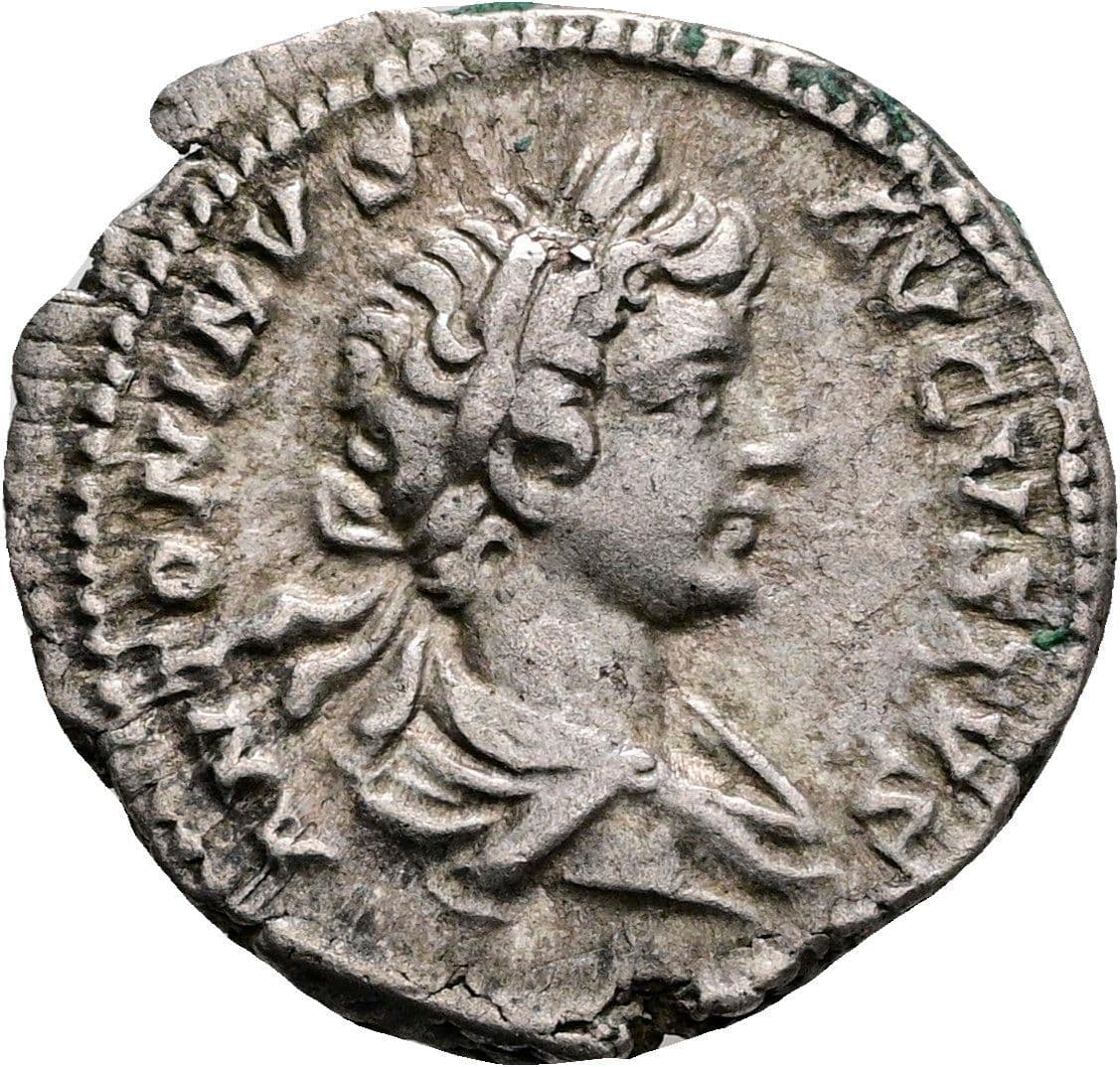 Denar Caracalla 197-217 AC Rom 201 AC – Vorderseite