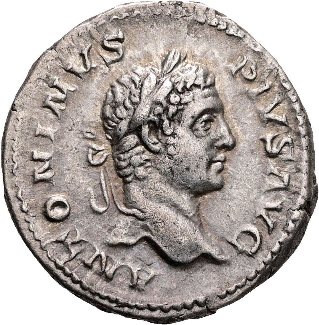 Denar Caracalla 197-217 AC Rom 208 AC – Vorderseite