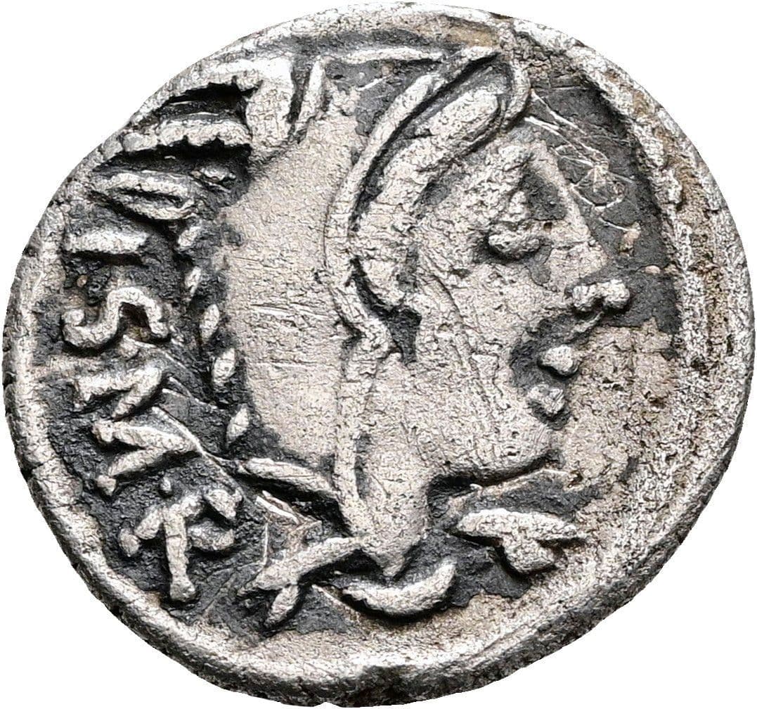 Denar L. Thorius Balbus 105 BC Rom – Vorderseite