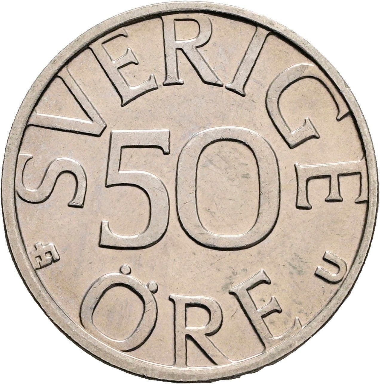 50 Öre Carl XVI. Gustaf seit 1973 1983 – Vorderseite