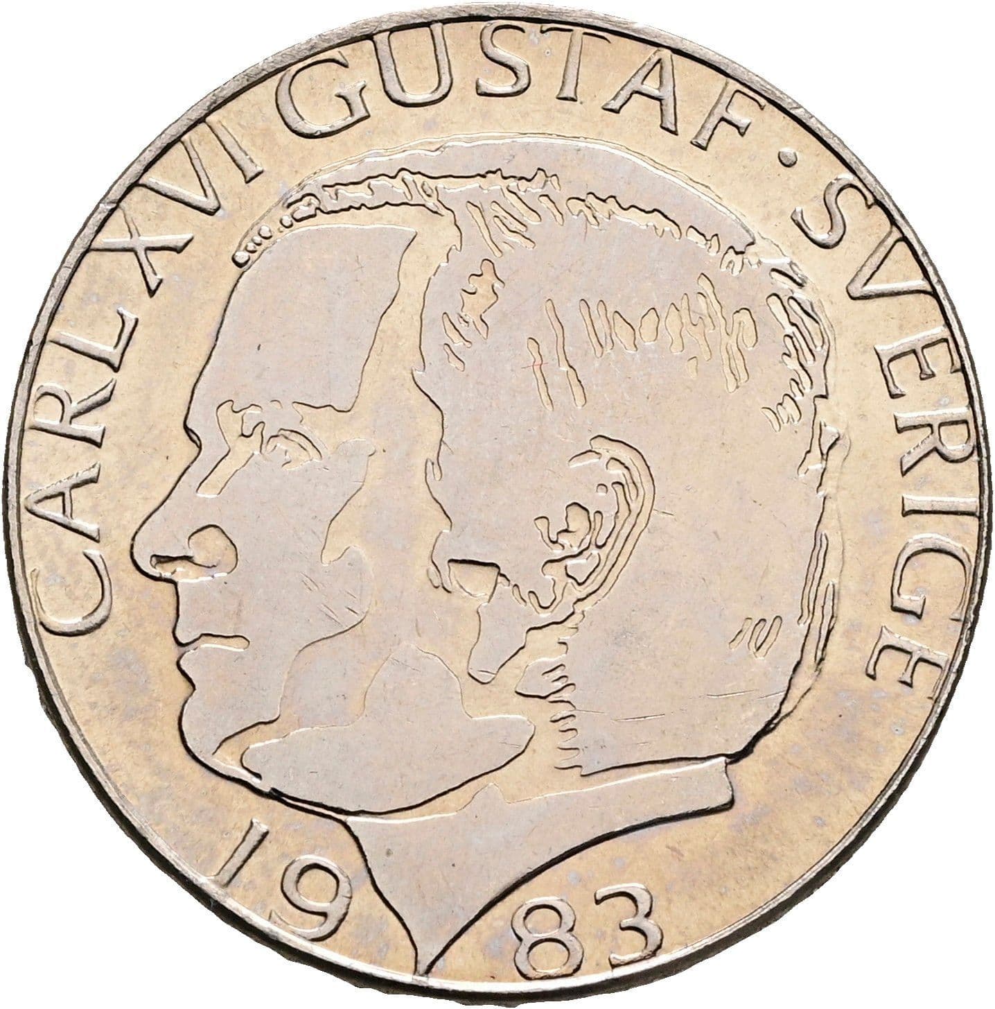 1 Krona Carl XVI. Gustaf seit 1973 1983 – Vorderseite