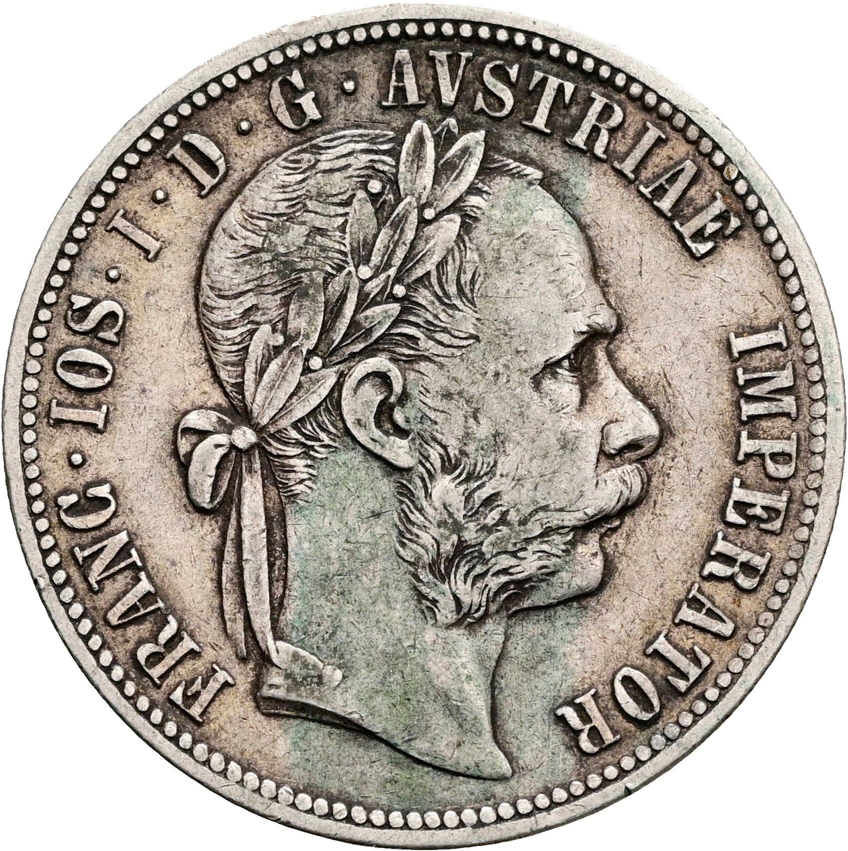 1 Gulden Franz Joseph I. 1848-1916 Wien 1878 – Vorderseite