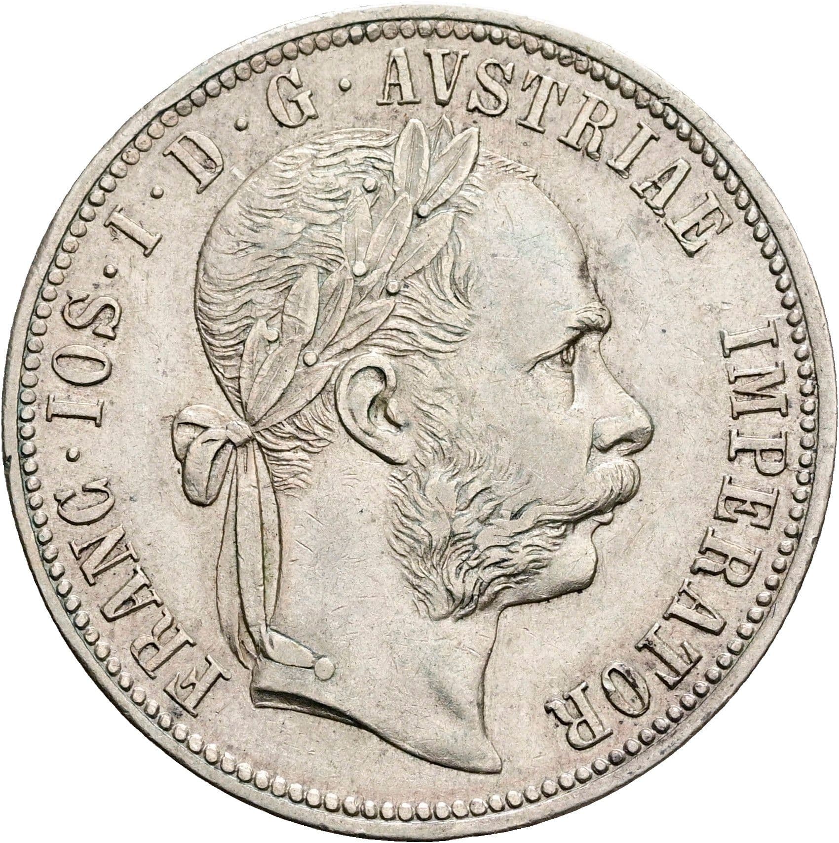 1 Gulden Franz Joseph I. 1848-1916 Wien 1883 – Vorderseite