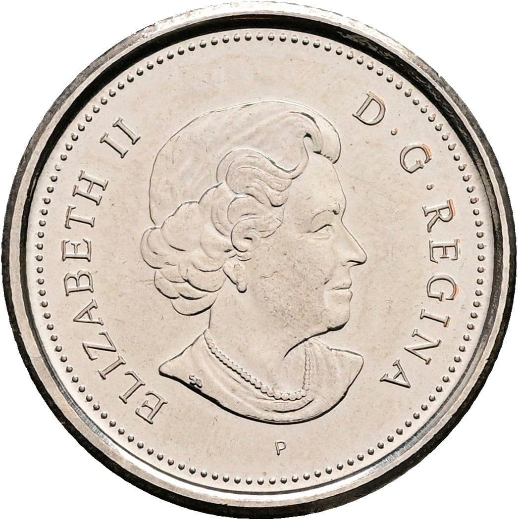 10 Cents Elisabeth II. 1952-2022 2005 – Vorderseite
