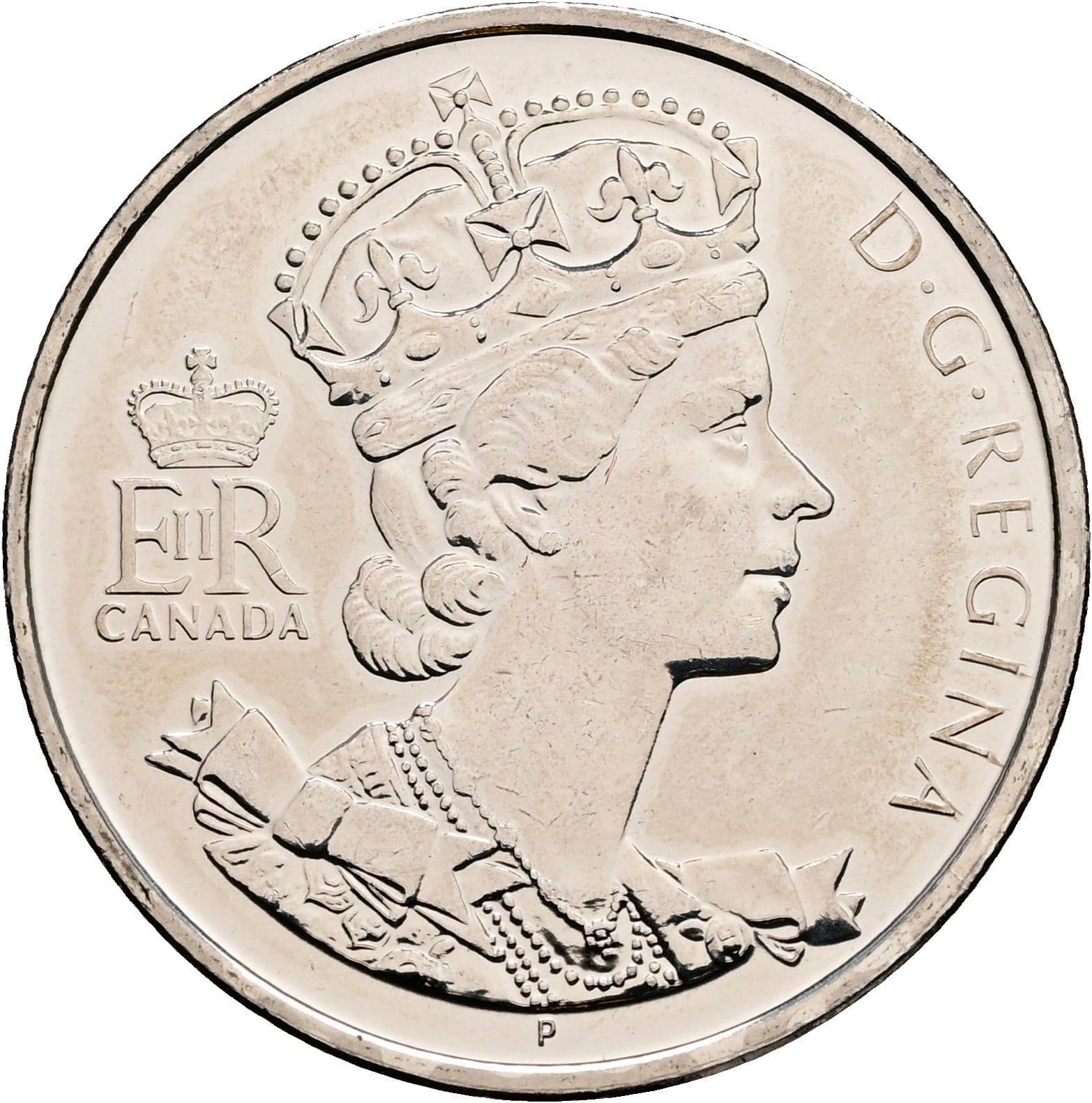 50 Cents Elisabeth II. 1952-2022 2002 – Vorderseite