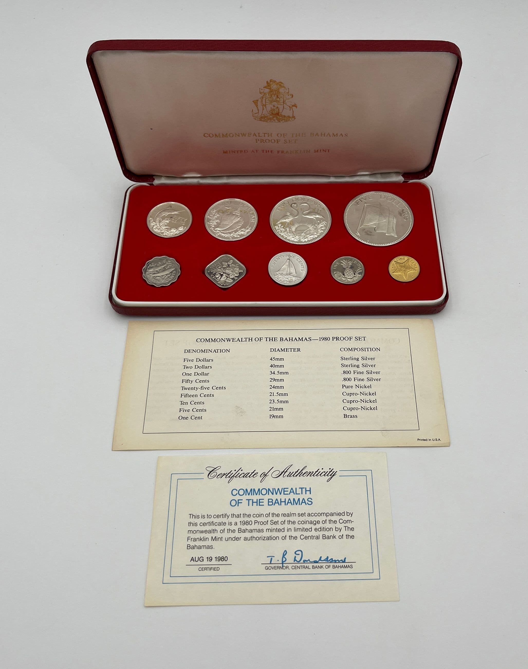 Proof Set 1980 – Vorderseite
