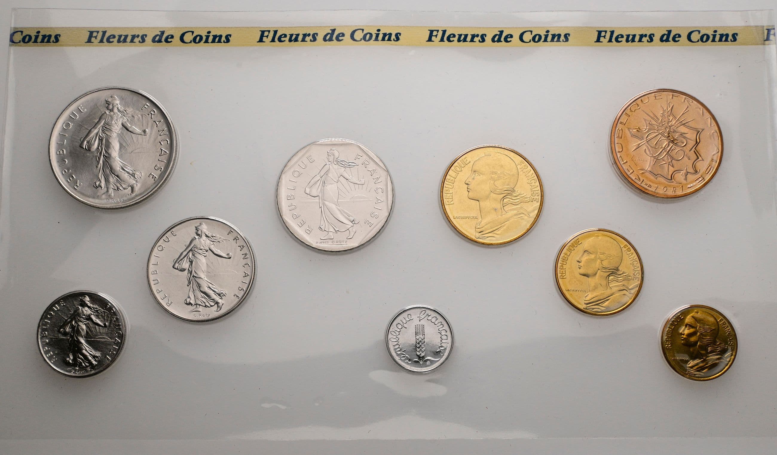Kursmünzensatz Fleurs de Coins