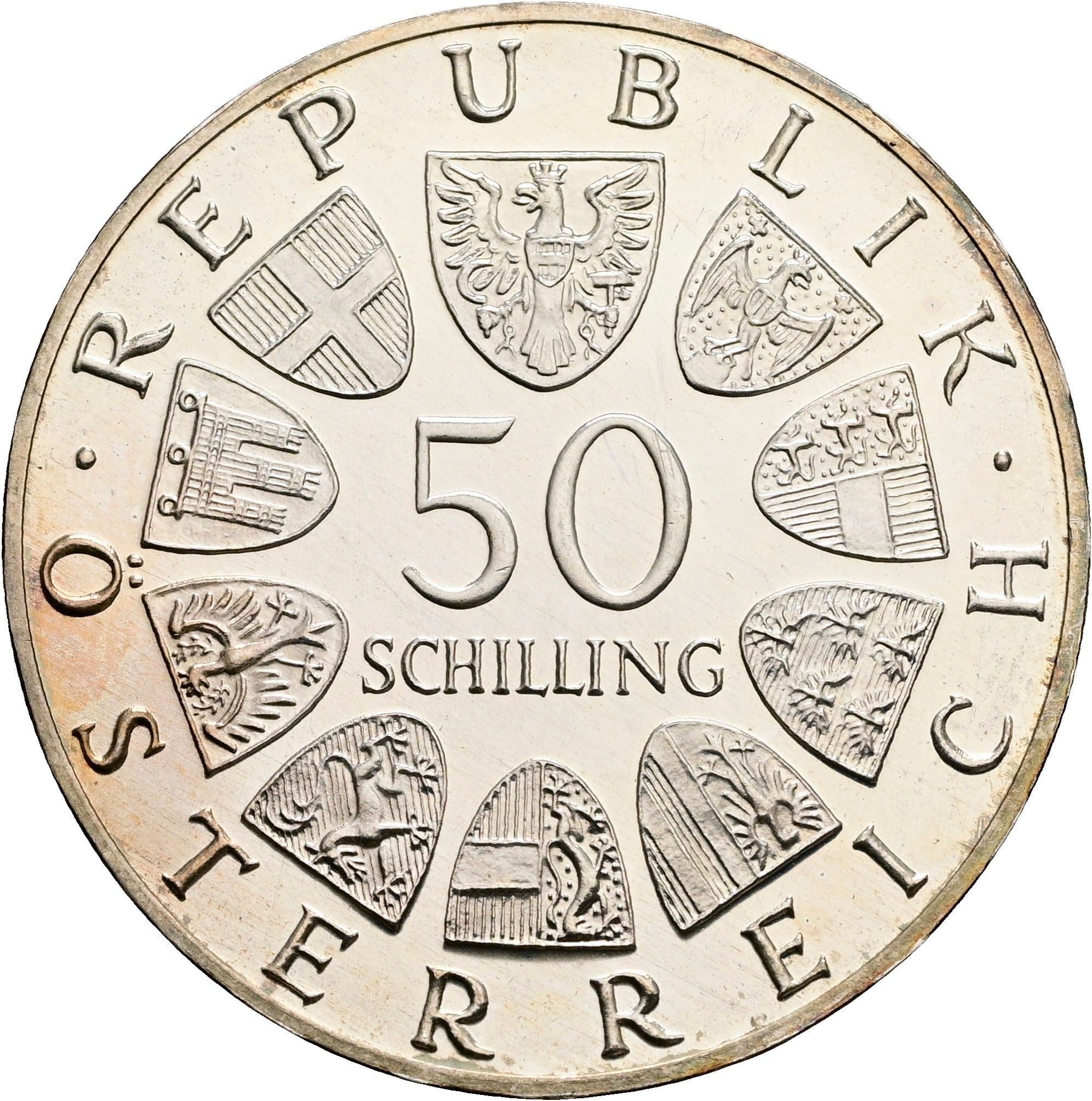 50 Schilling 1965 – Vorderseite