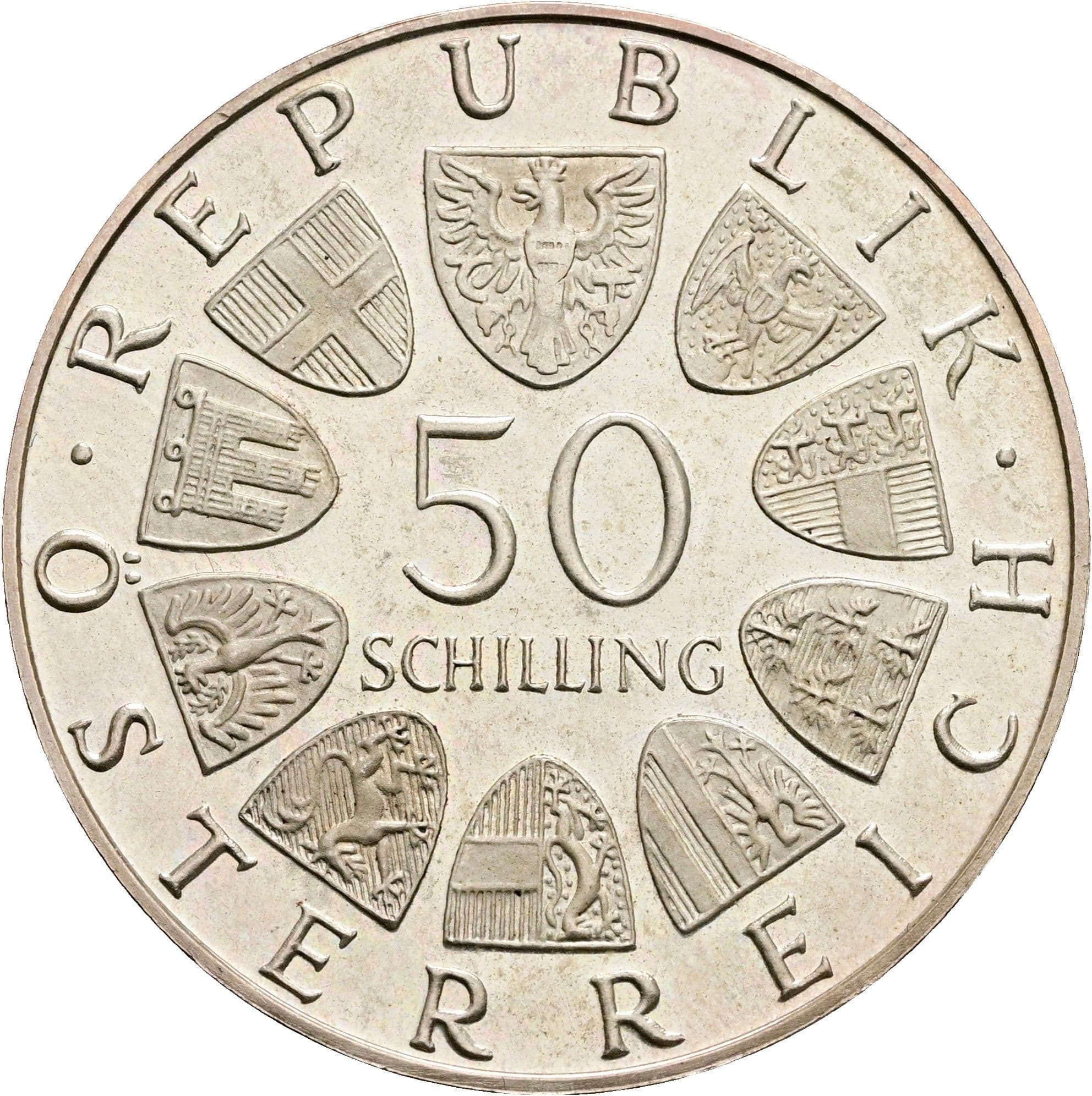50 Schilling 1969 – Vorderseite