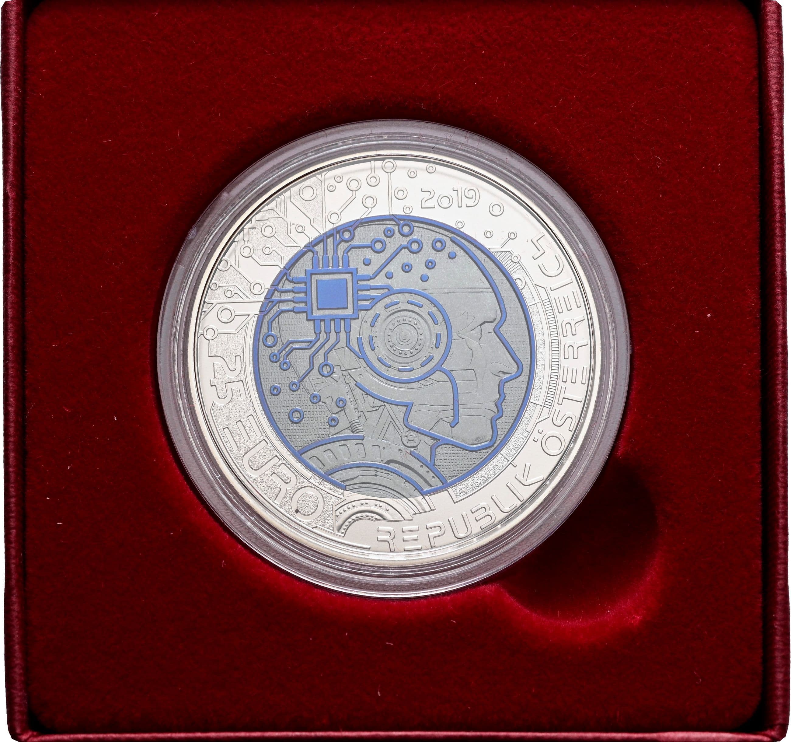 25 Euro Niob 2019 – Vorderseite