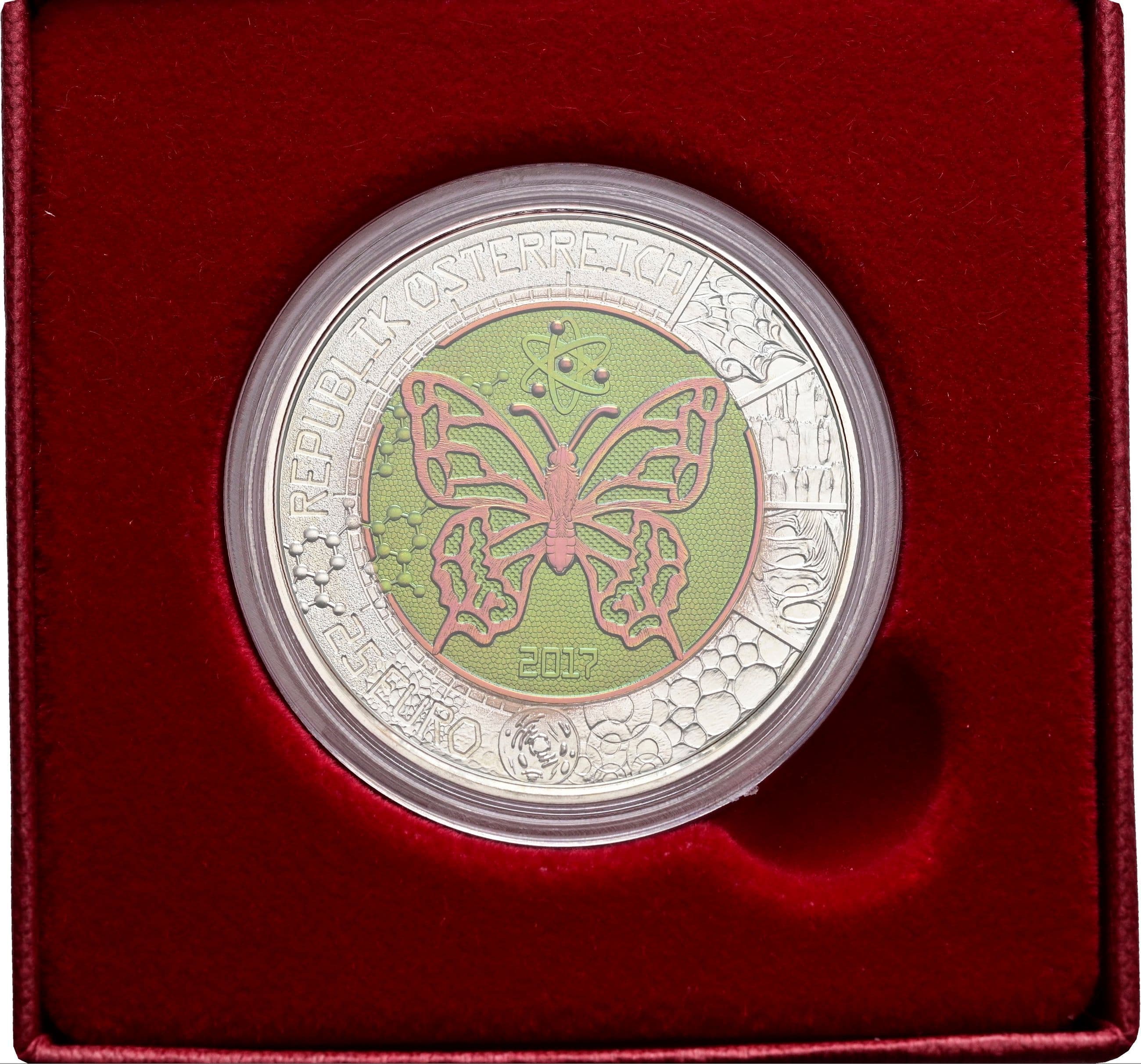 25 Euro Niob 2017 – Vorderseite