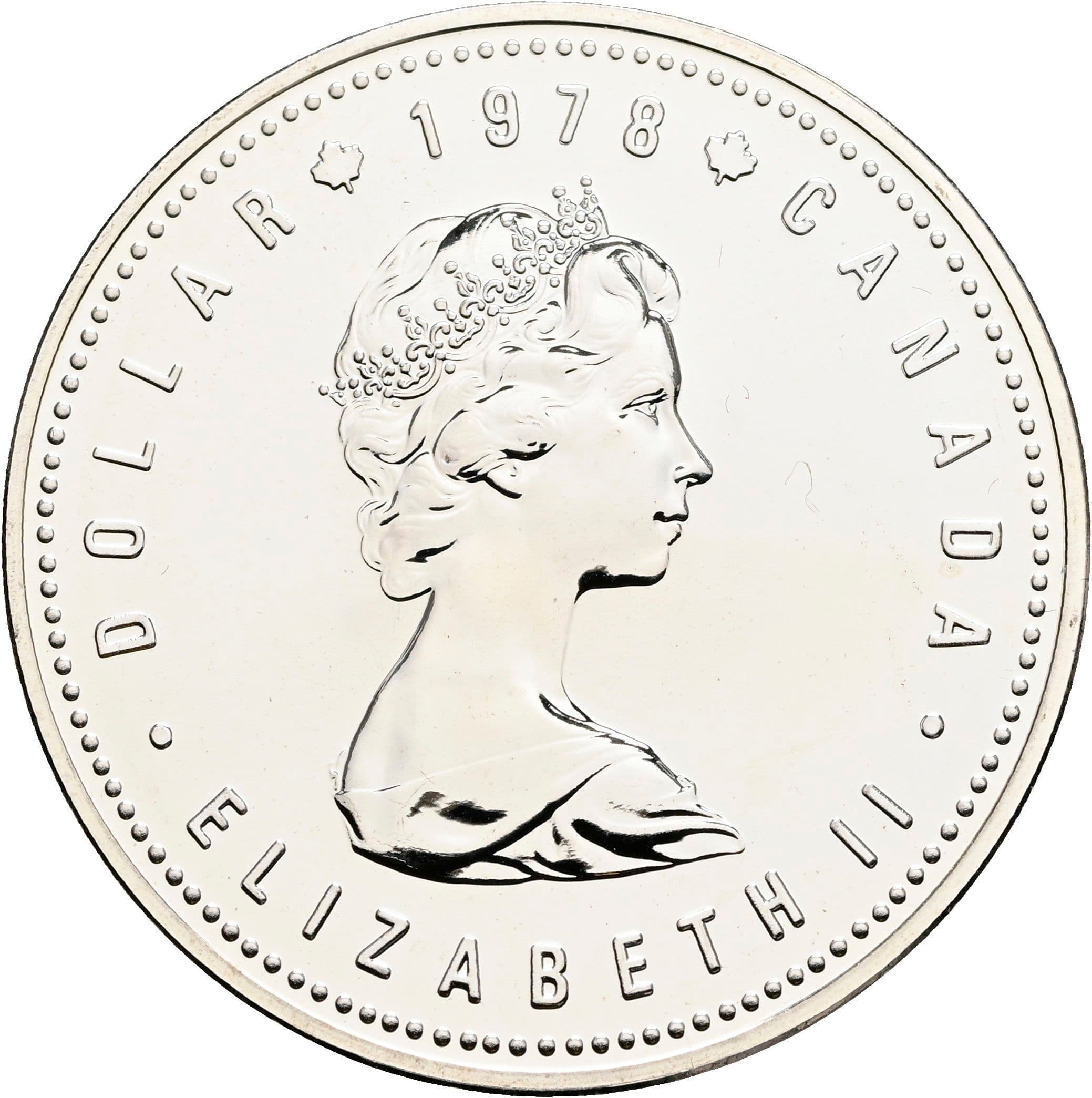 1 Dollar Elisabeth II. 1952-2022 1978 – Vorderseite