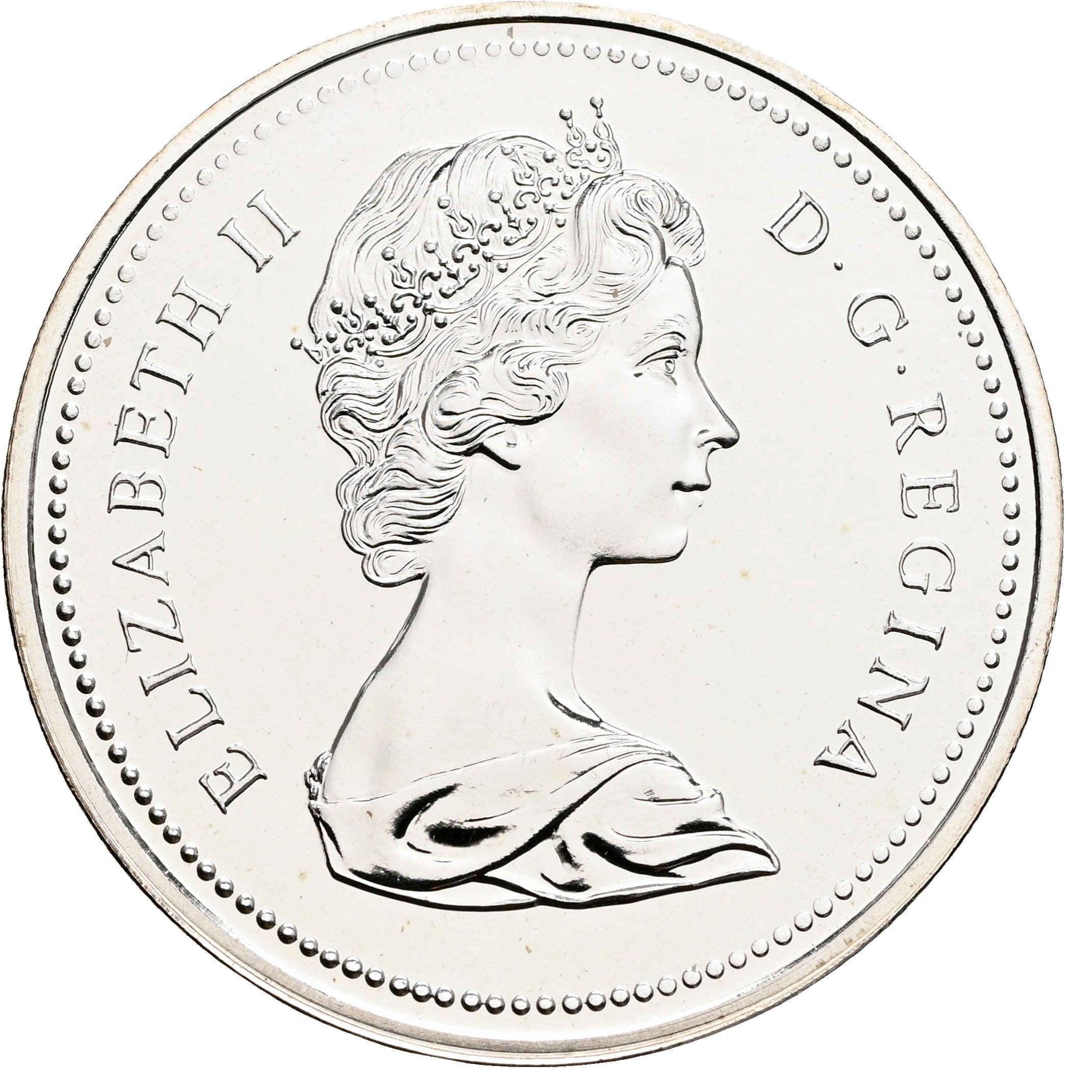 1 Dollar Elisabeth II. 1952-2022 1975 – Vorderseite