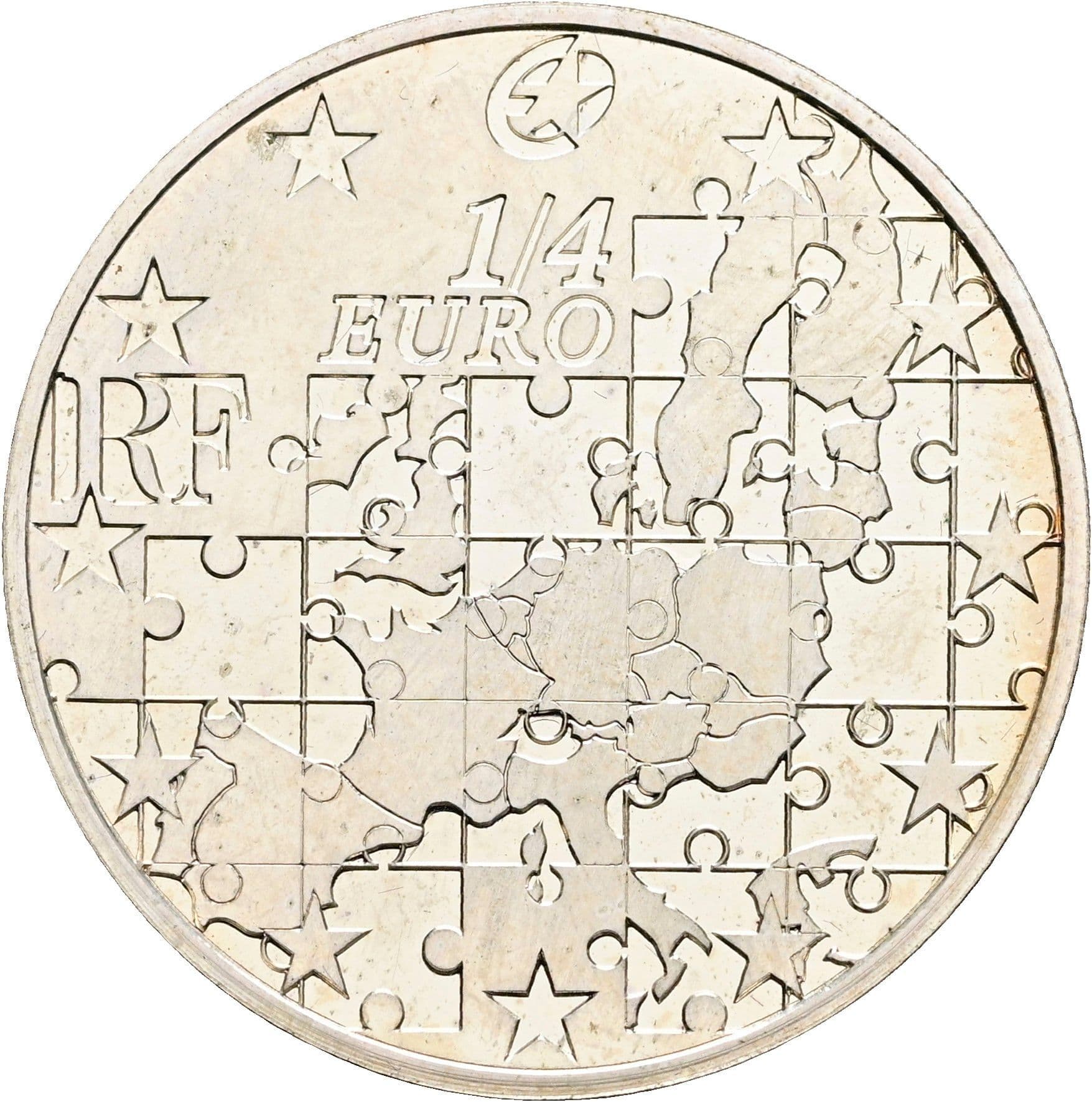 1/4 Euro 2004 – Vorderseite